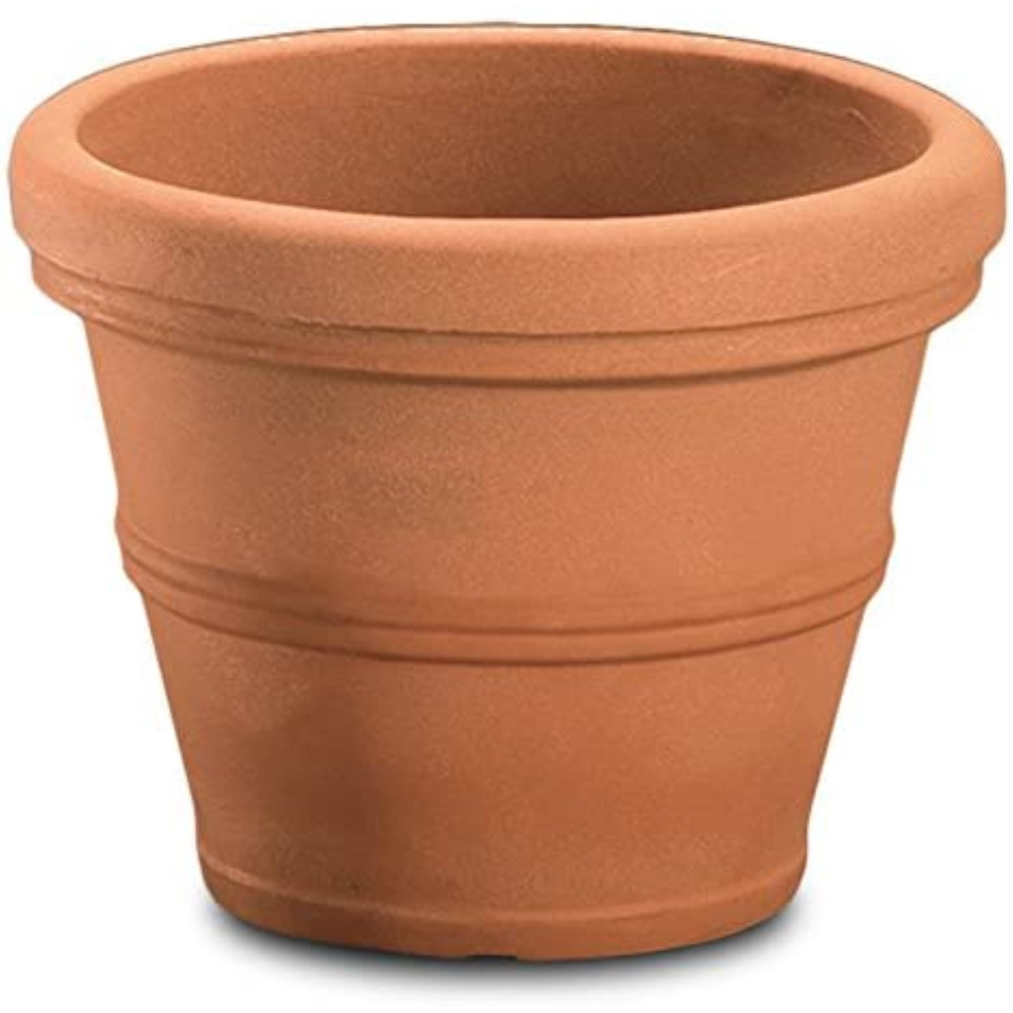 Crescent Garden Brunello Classic Rolled-Rim Plant Pot