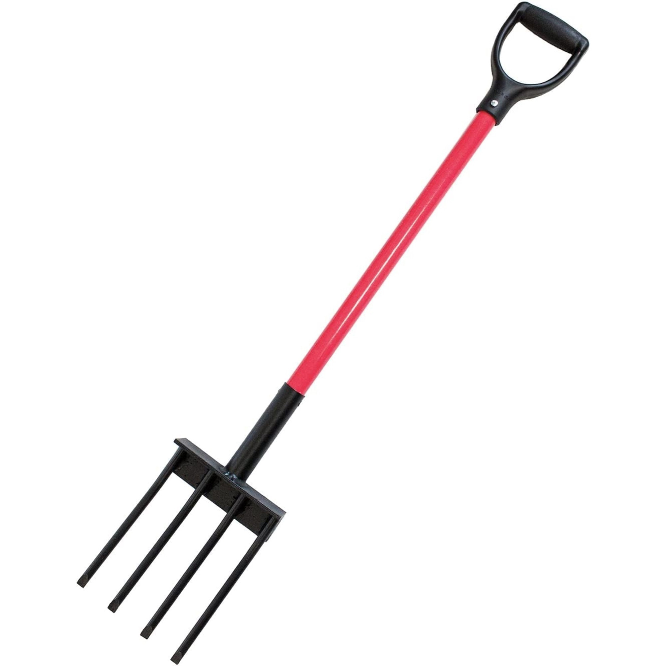 Bully Tools Spading Fork with Fiberglass, D-Grip Handle