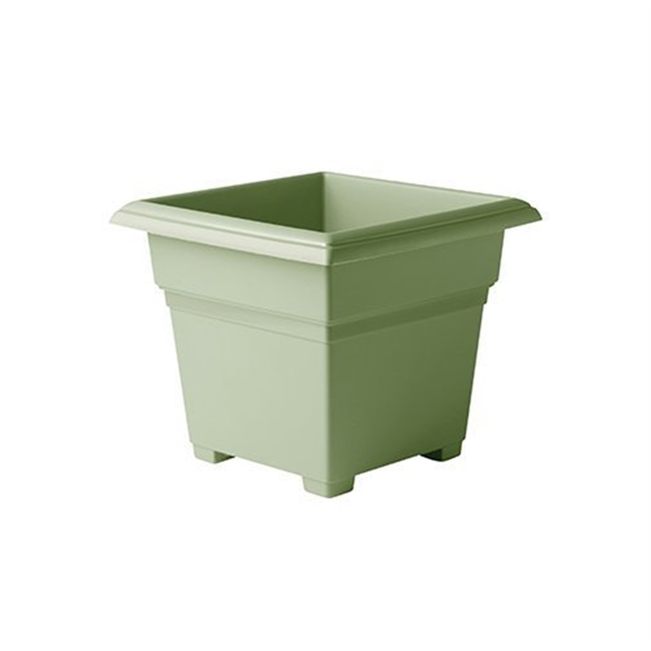 Novelty Countryside Square Tub Planter, Sage 14"