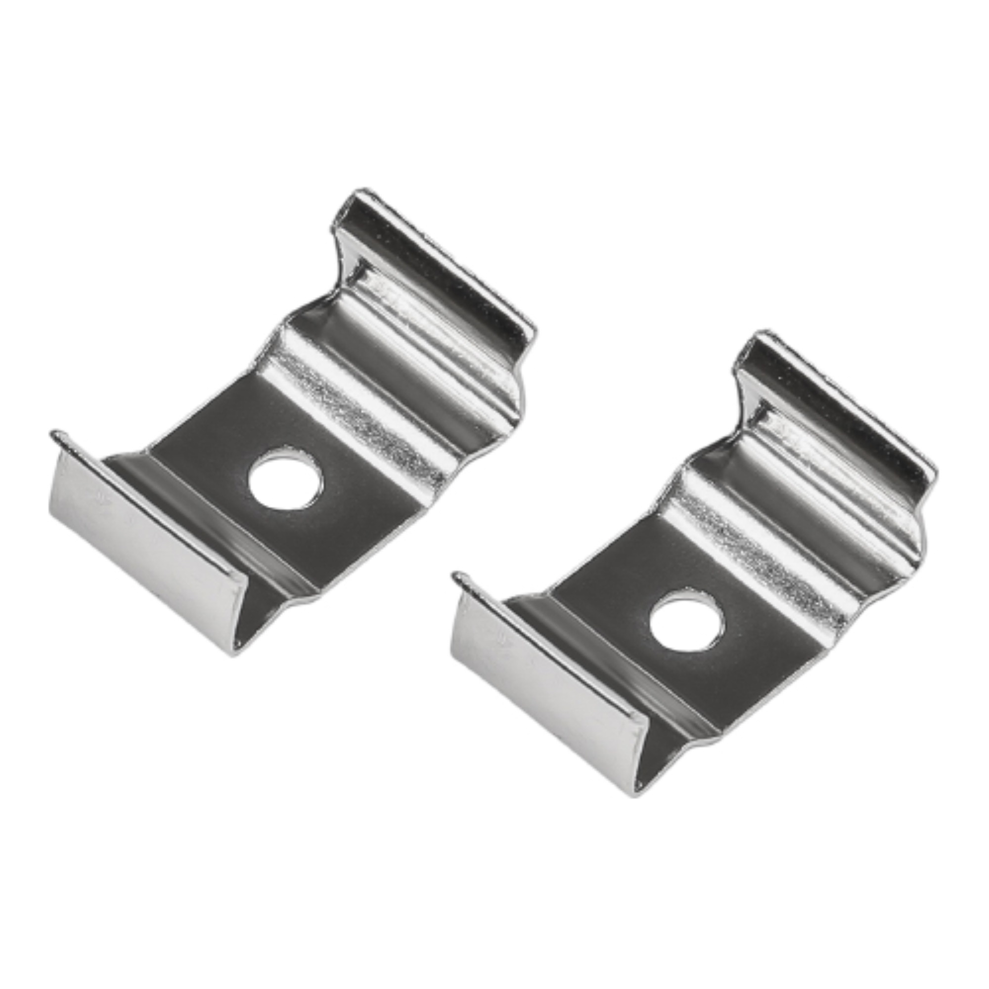 SUNPACK Flush Hanging Clips, Silver, (2 Clips Per Pack)
