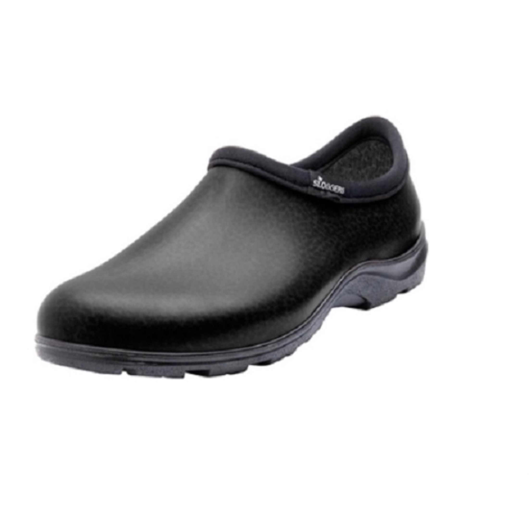 Sloggers 5301BK10 Garden Shoe, Black Leather, Men's Size 10