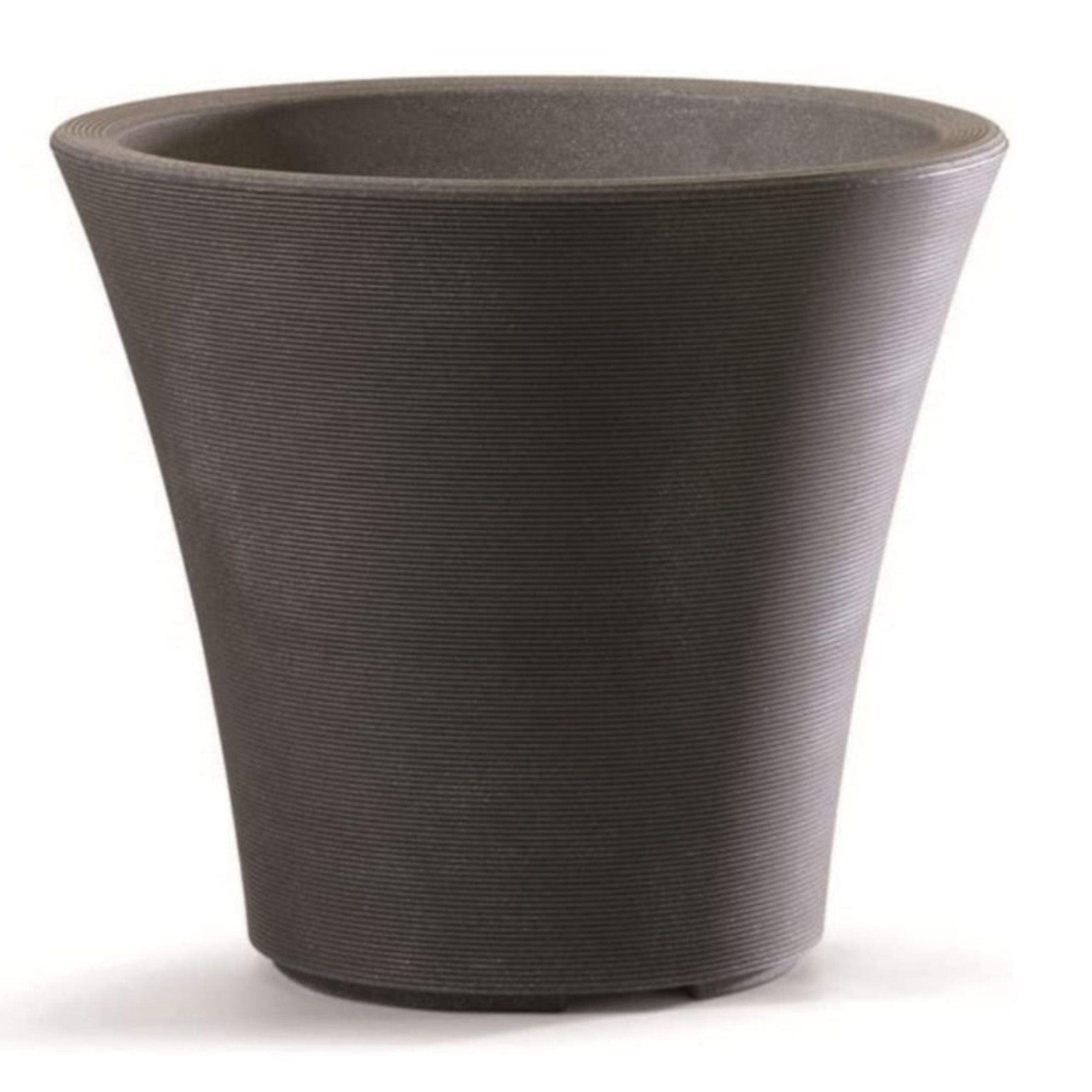 Garden Elements Indoor/Outdoor Resin Pamploma Planters with Drainage Holes, Lightweight & Durable