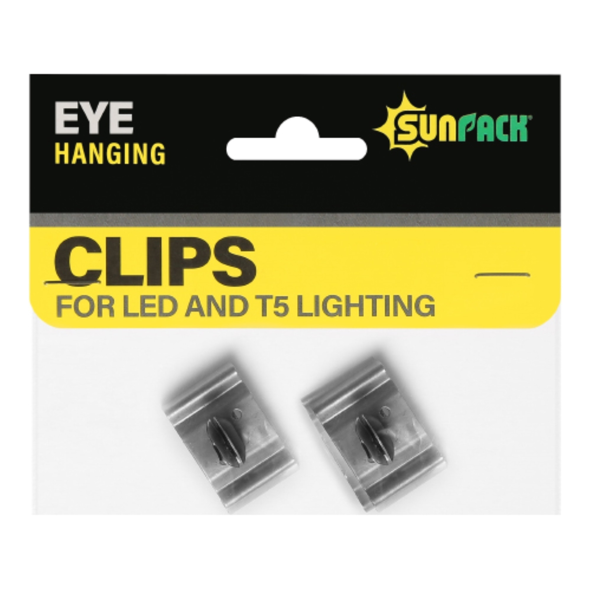 SUNPACK Hanging Metal S Clips, Silver (2 Per Pack)