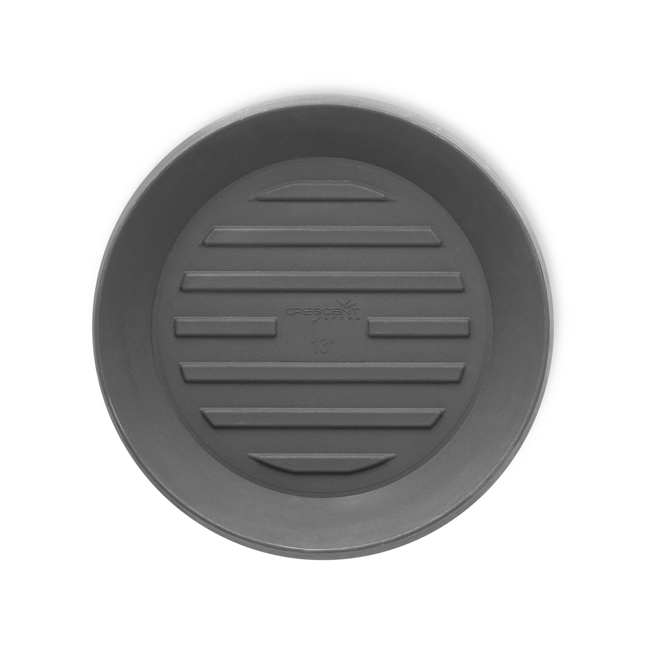 Crescent Garden Round Universal Indoor/Outdoor Plastic Plant Saucer