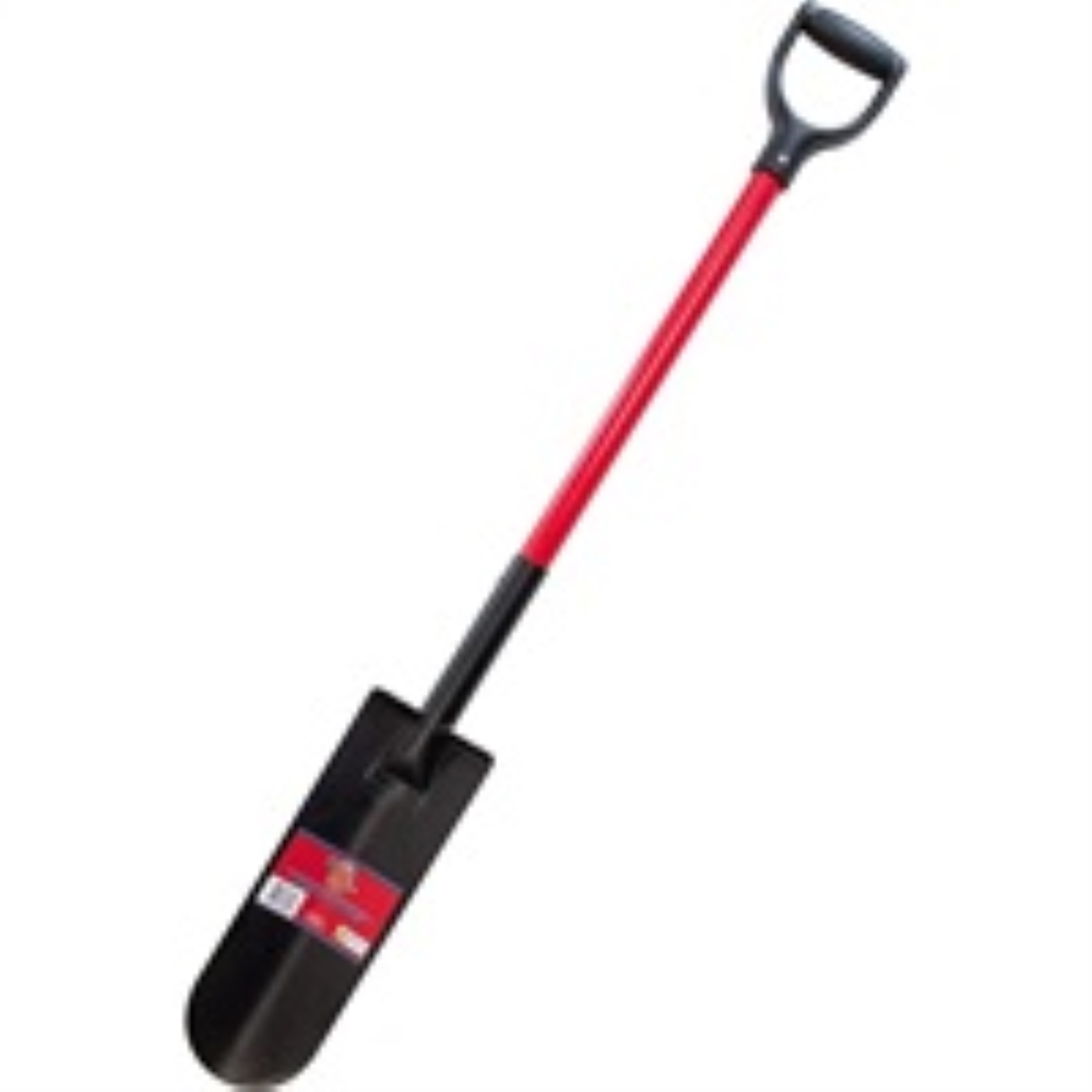 Bully Tools 12-Gauge Drain Spade with Fiberglass D-Grip Handle, 14"