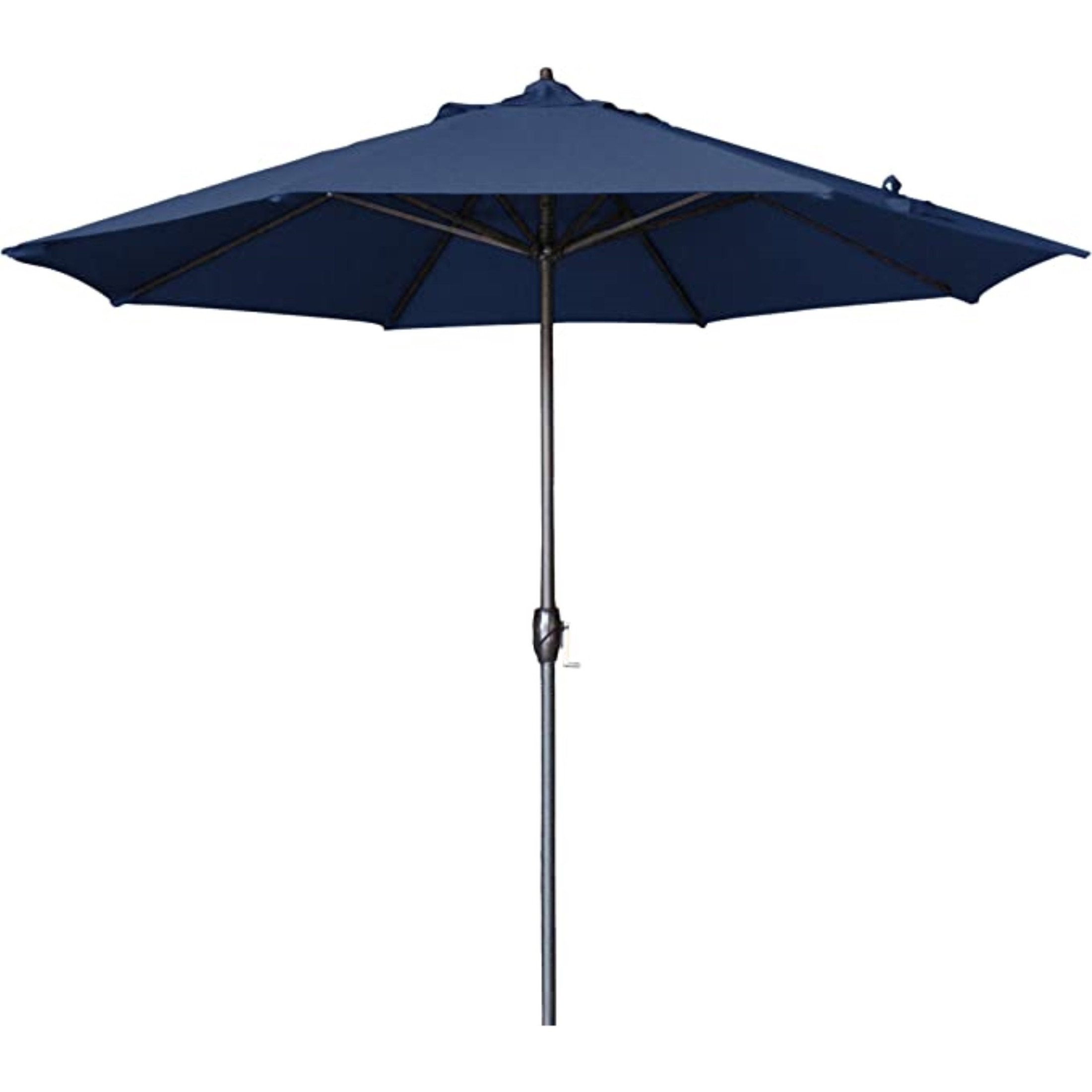 California Umbrella Aluminum Olefin Crank Open Patio Umbrella