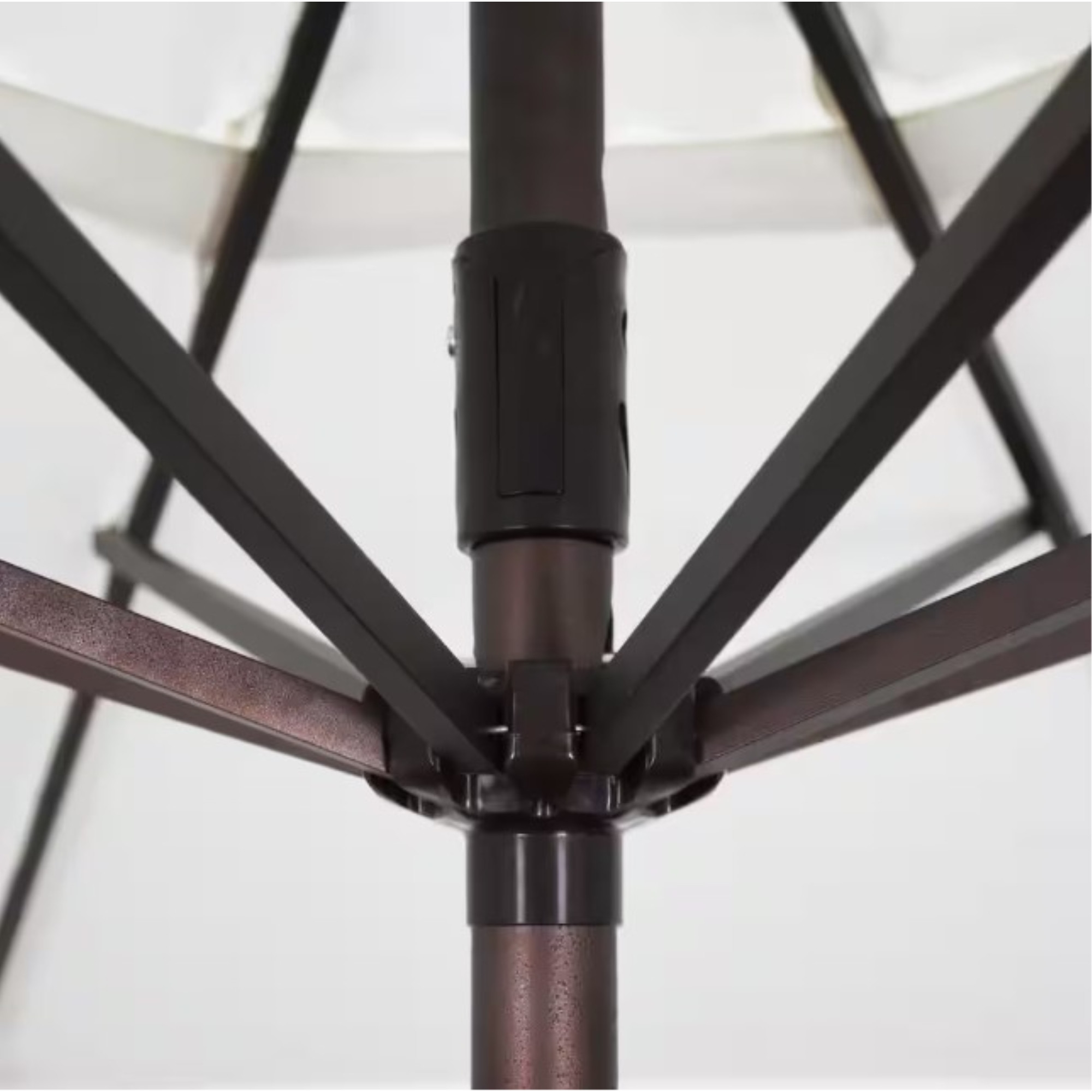 California Umbrella Aluminum Olefin Crank Open Patio Umbrella