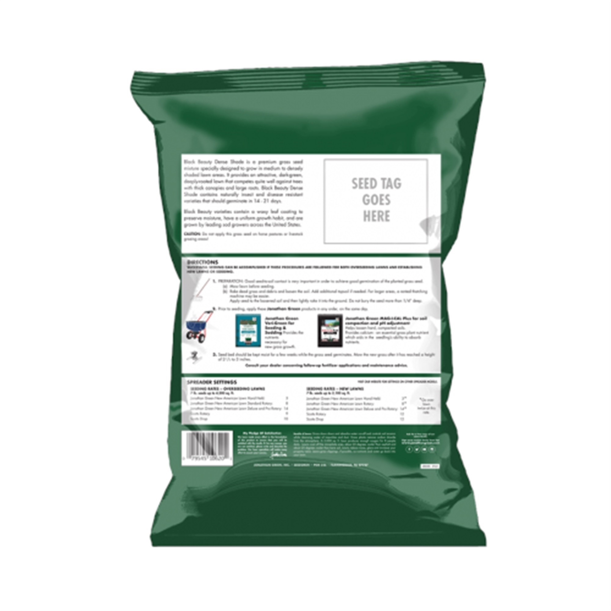 Jonathan Green Black Beauty Dense Shade Premium Grass Seed Mix