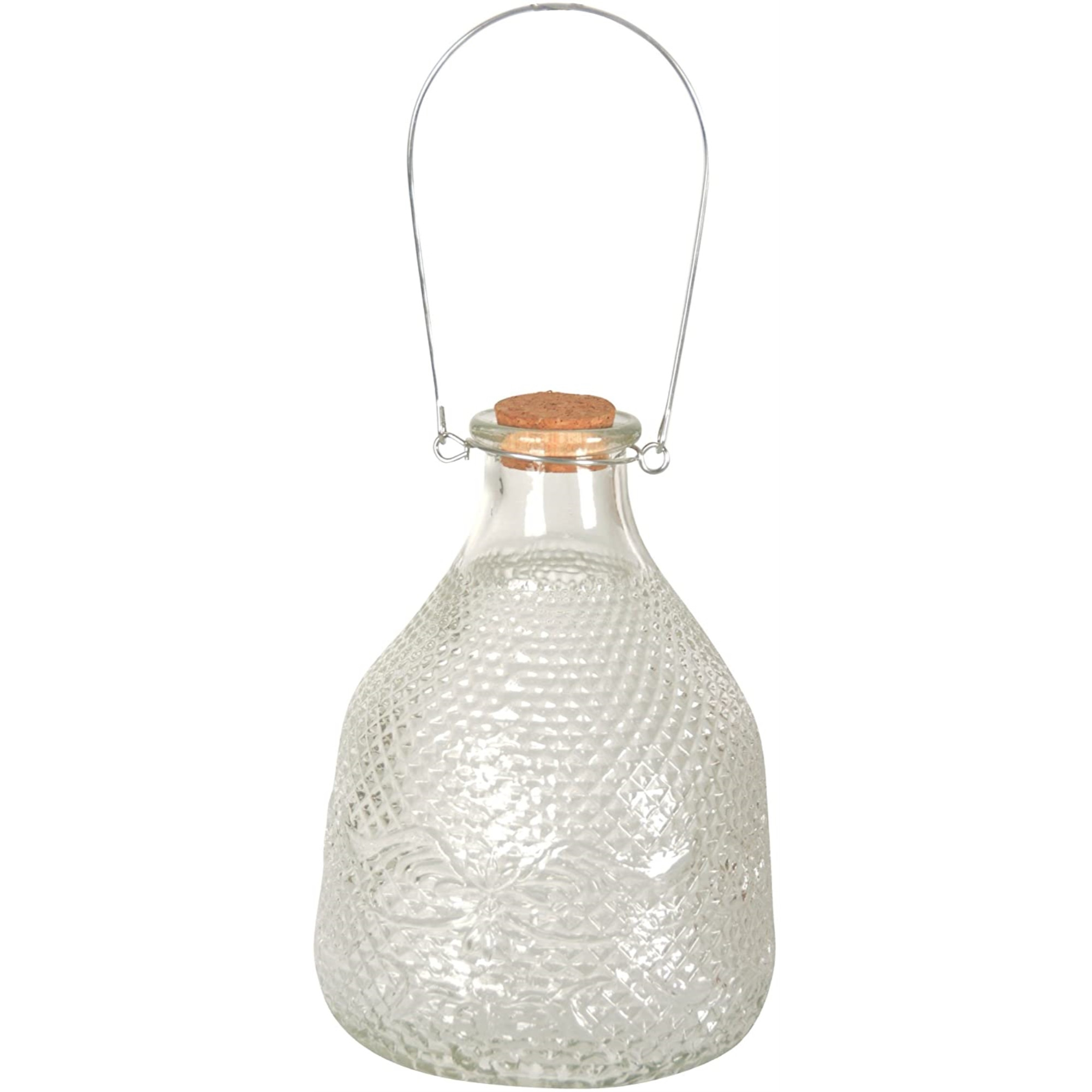 Esschert Design EG18 Wasp Trap Hobnail Glass, White