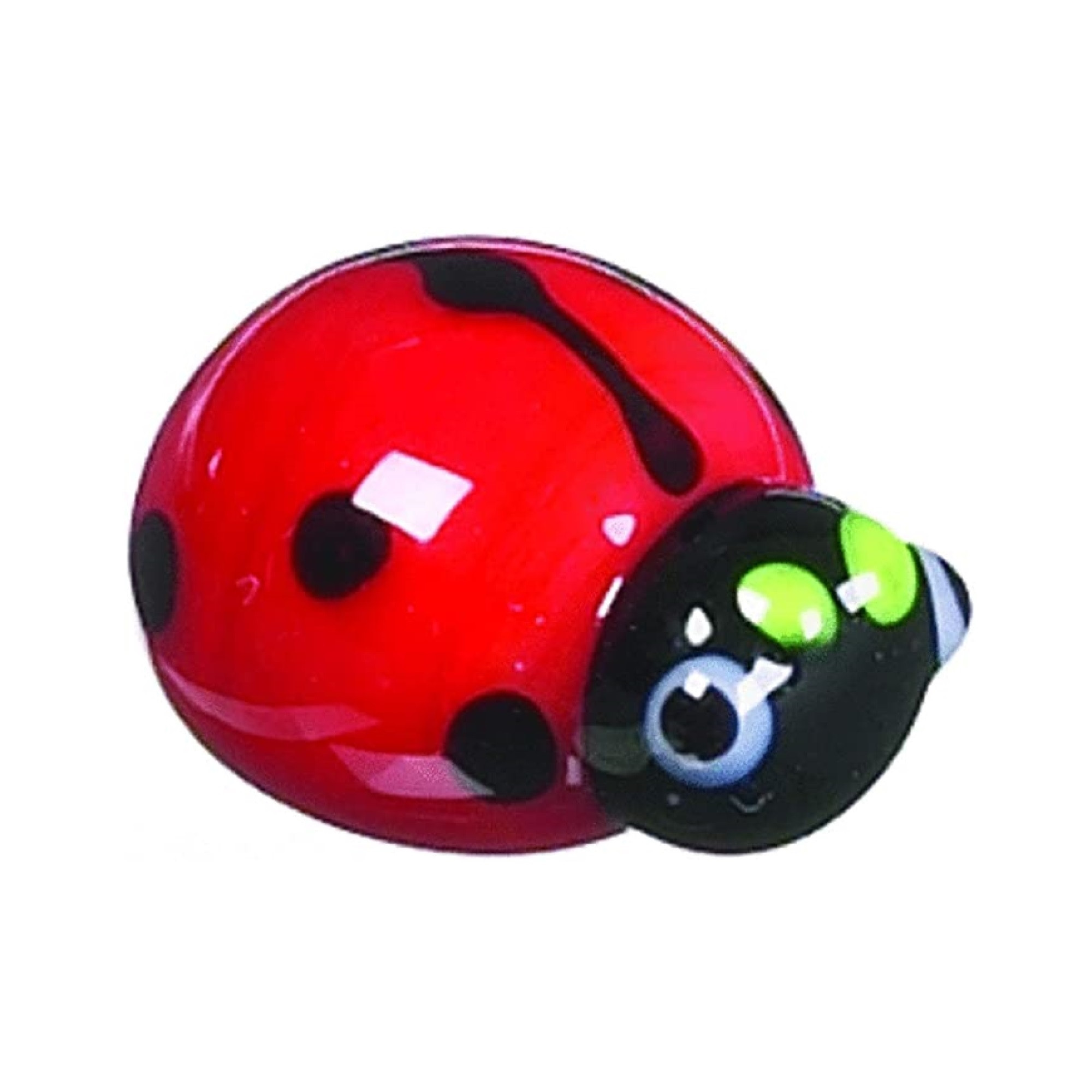 GANZ Glass Lucky Tiny Ladybug Pocket Charm & Story Card – Inspirational Mini Keepsake Gift