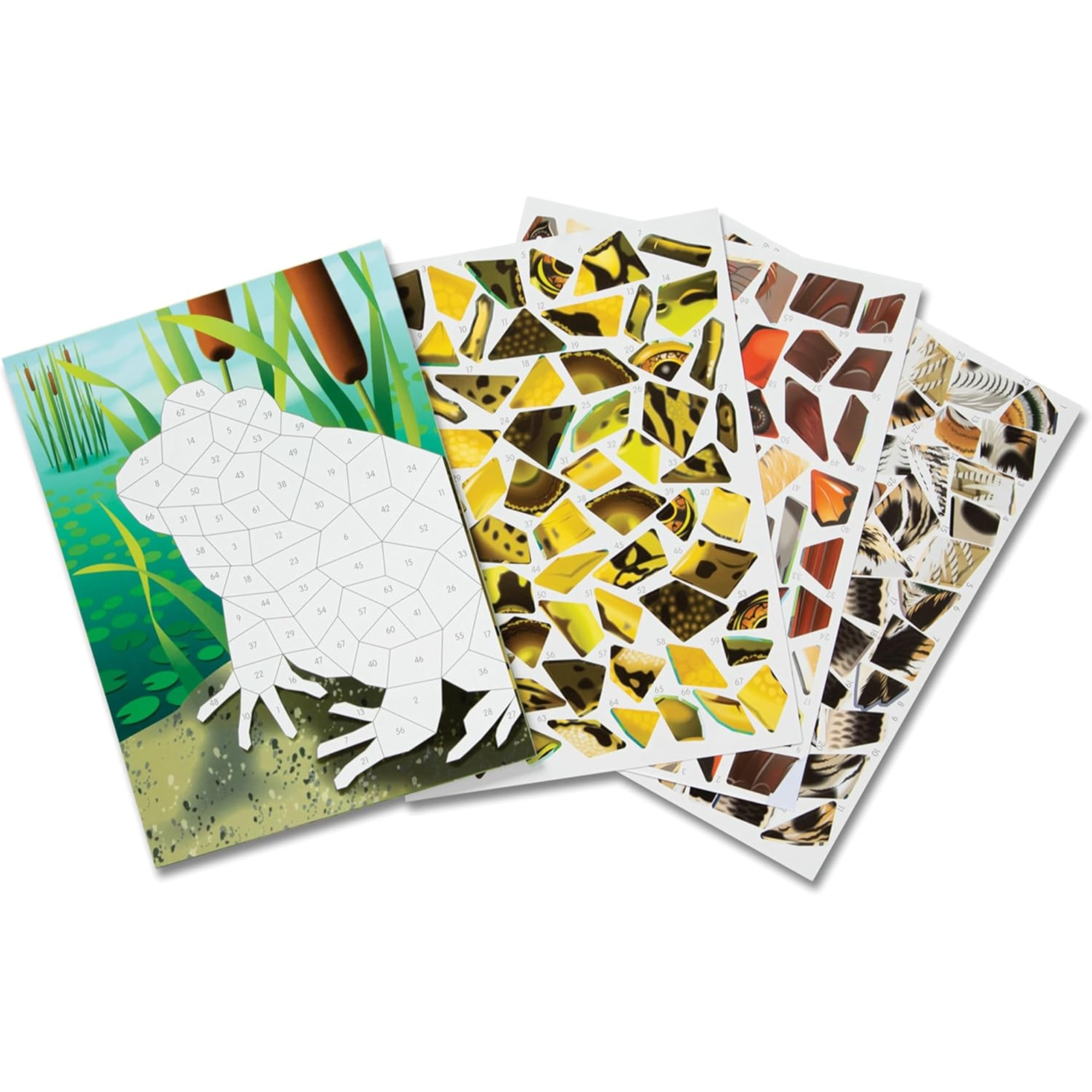 Melissa and Doug Mosaic Sticker Pad, Nature, 850+ Stickers and 12 Scenes