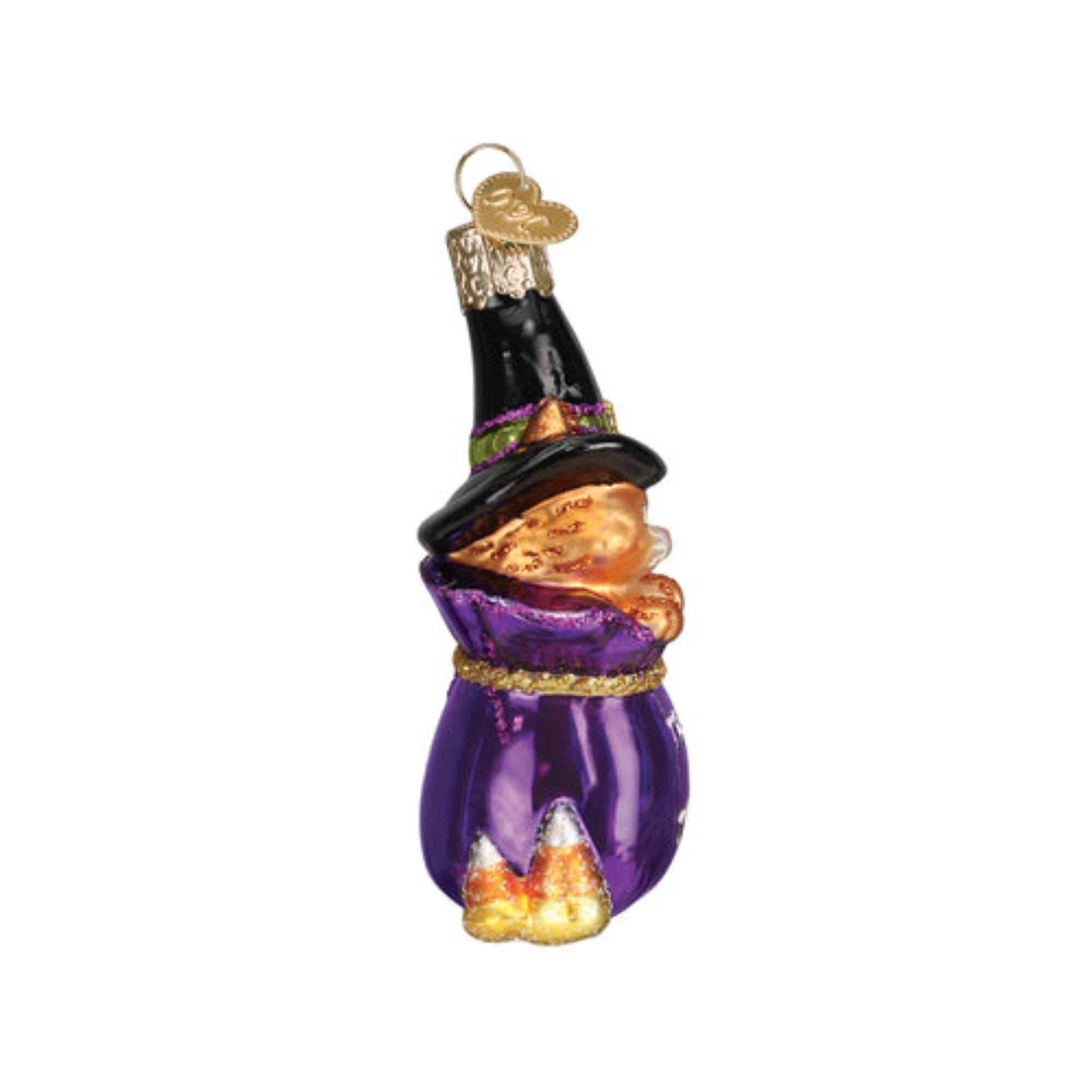 Old World Christmas Glass Blown Ornament for Tree, Trick Or Treat Kitty