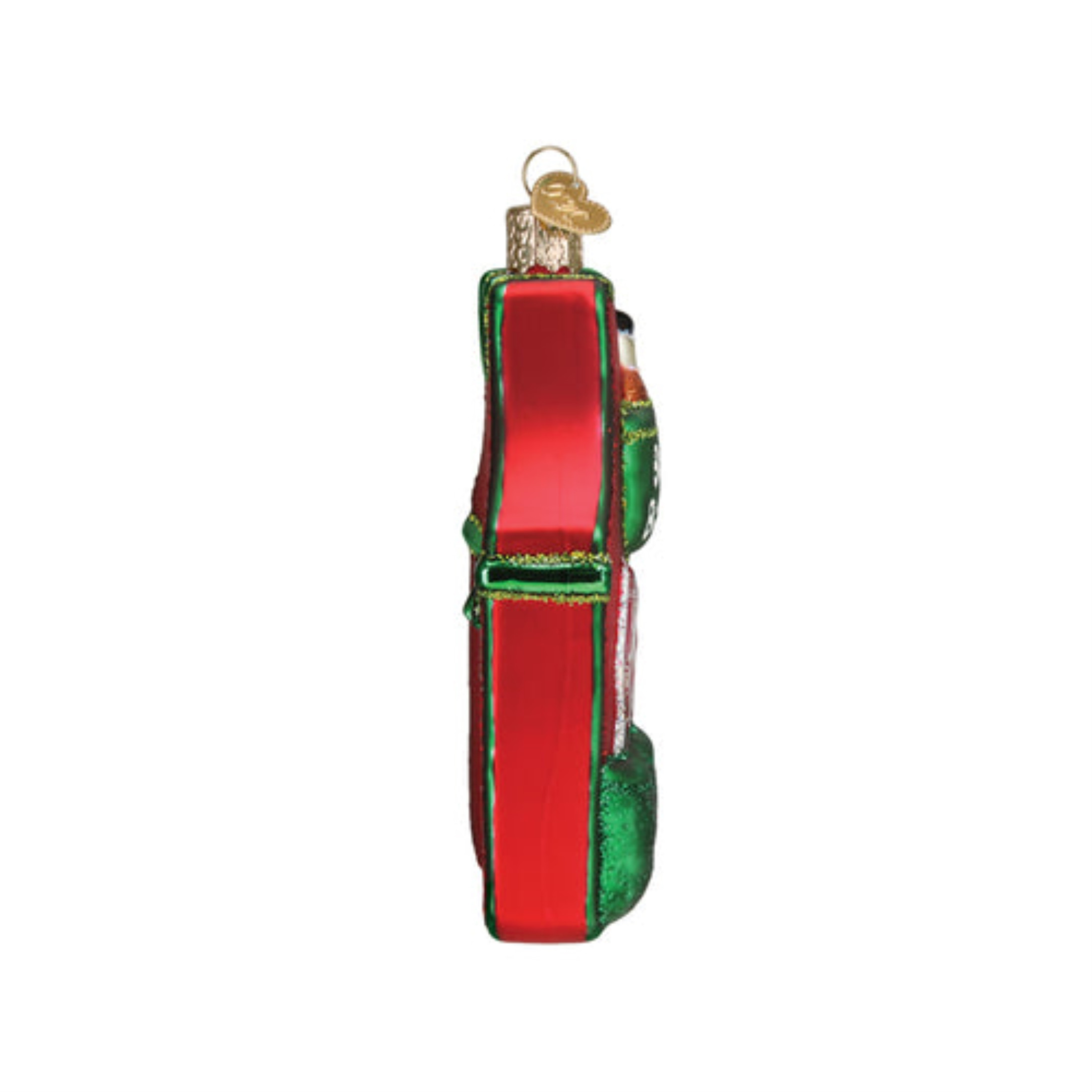 Old World Christmas Glass Blown Holiday Ornament For Tree, BBQ Boss Apron (With OWC Gift Box)