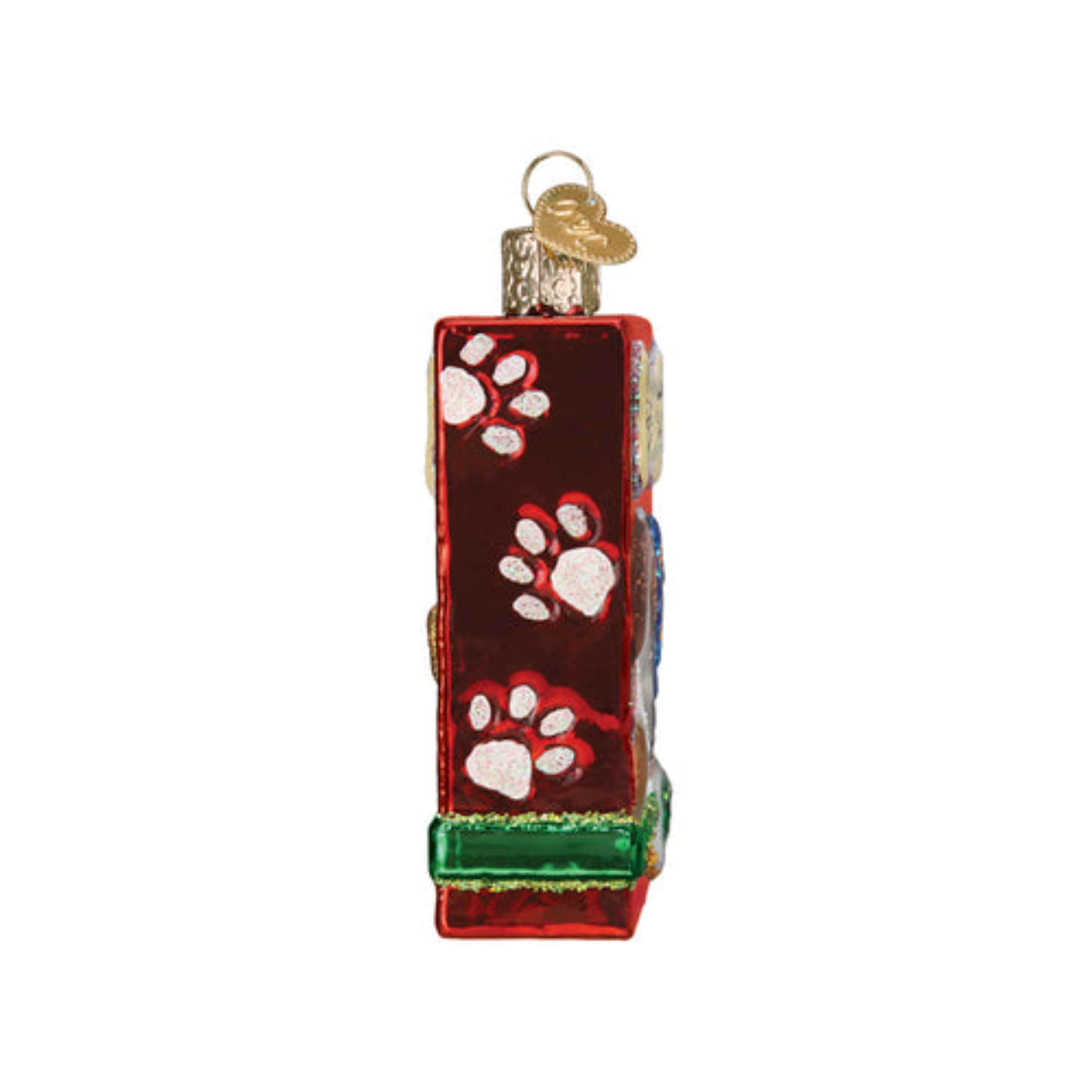 Old World Christmas Blown Glass Ornament for Christmas Tree, Doggy Treats