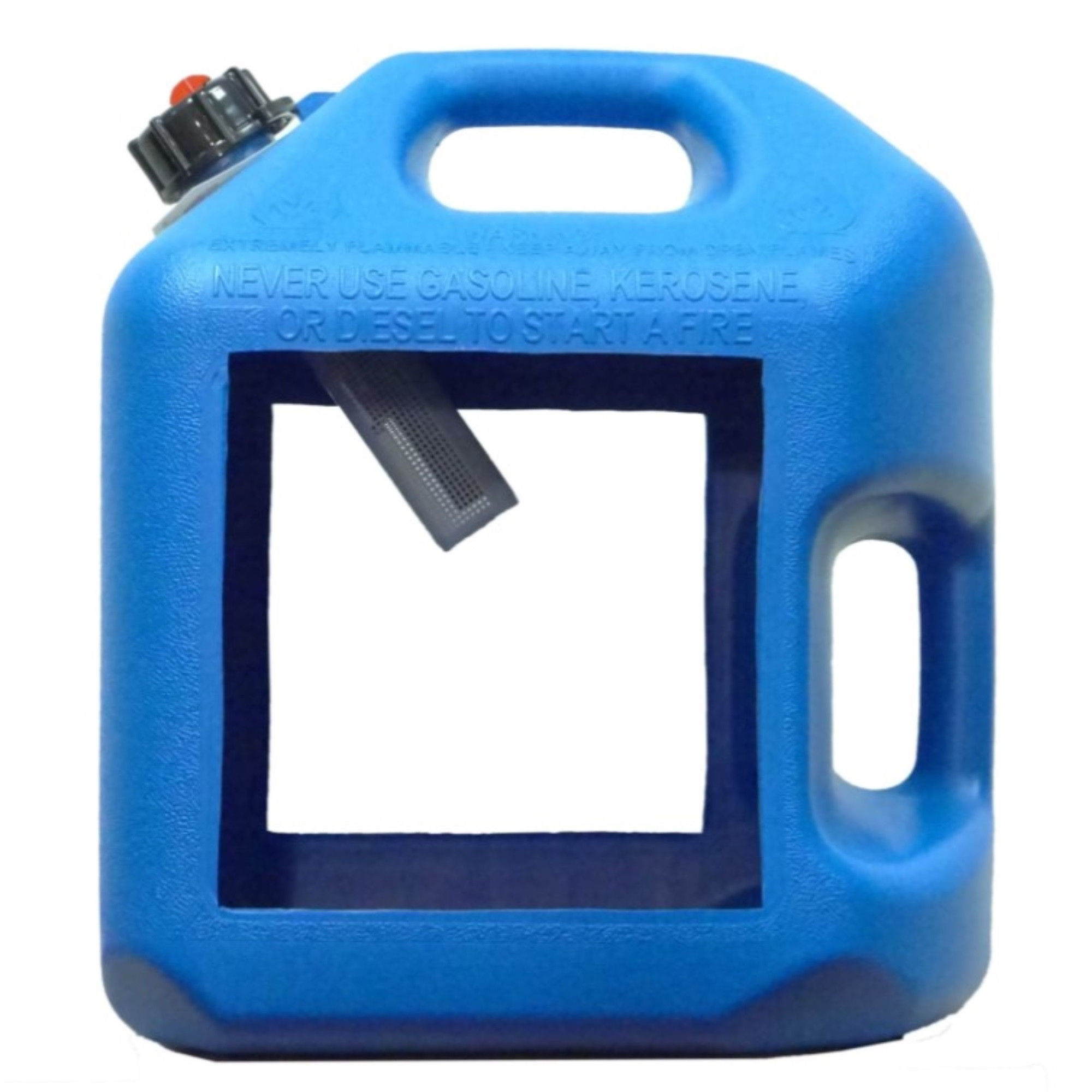 Midwest Can 5-Gallon Kerosene Can With FlameShield Safety System, Blue