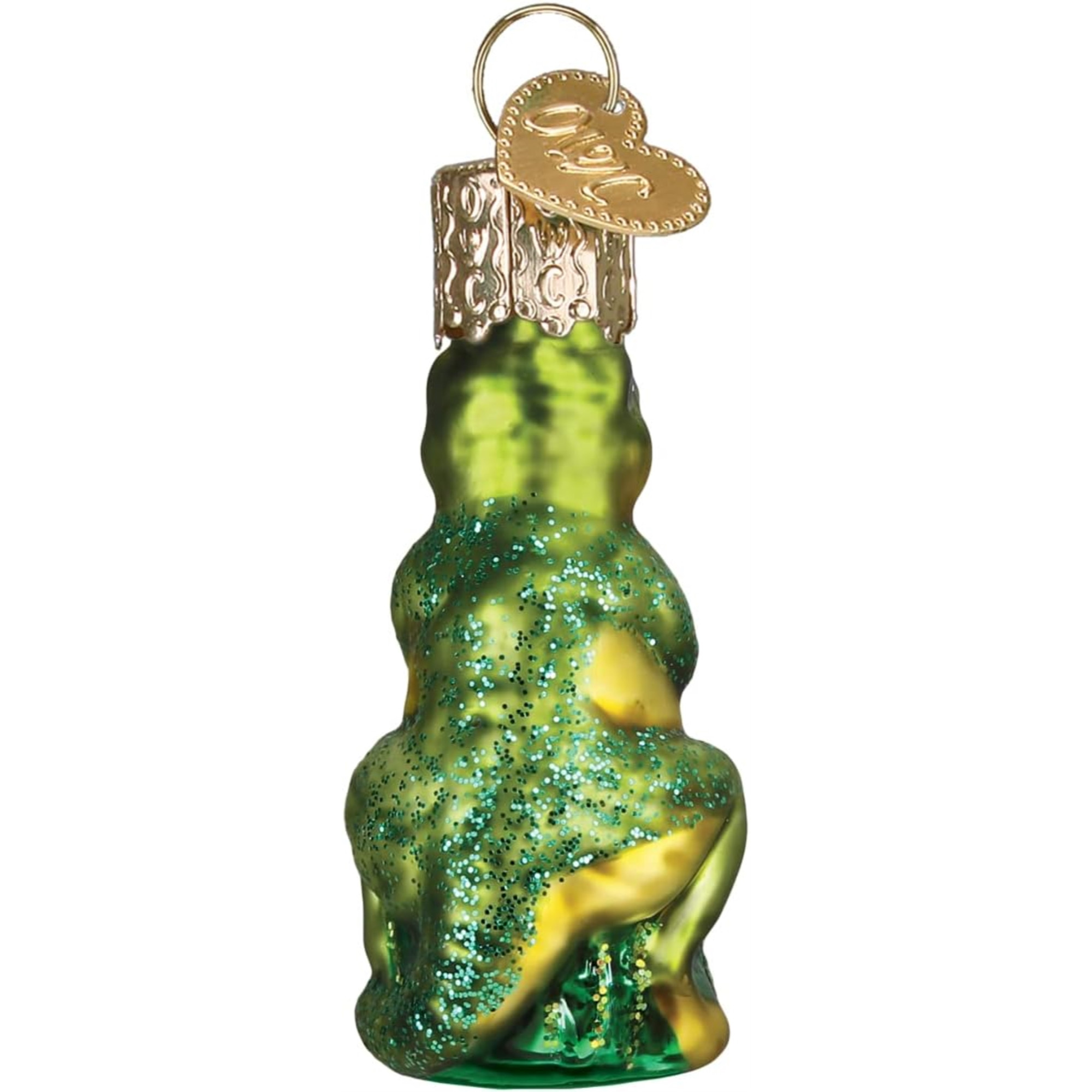 Old World Christmas Blown Glass Mini Ornament for Christmas Tree, T-Rex