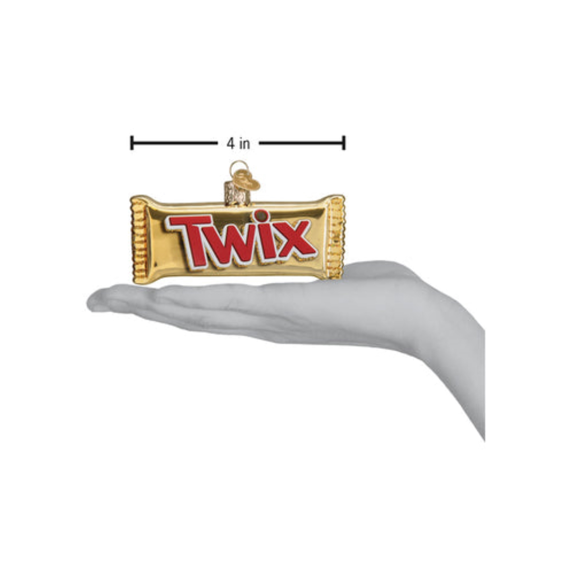 Old World Christmas Glass Blown Ornament for Christmas Tree, Twix