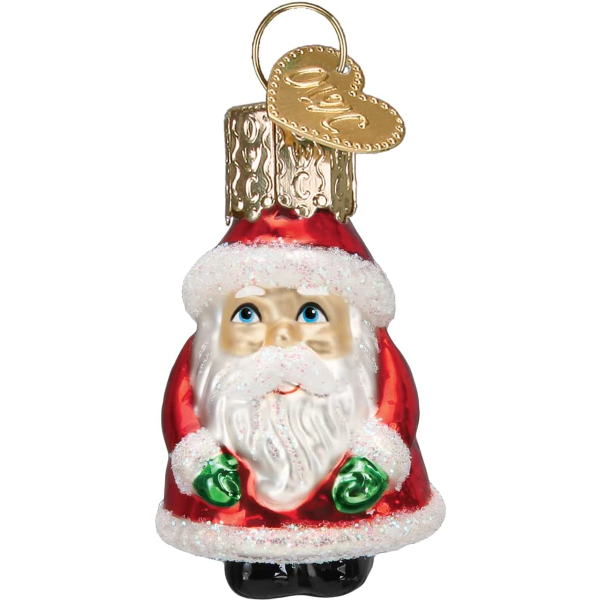Old World Christmas Glass Blown Mini Ornament for Christmas Tree, Santa ...