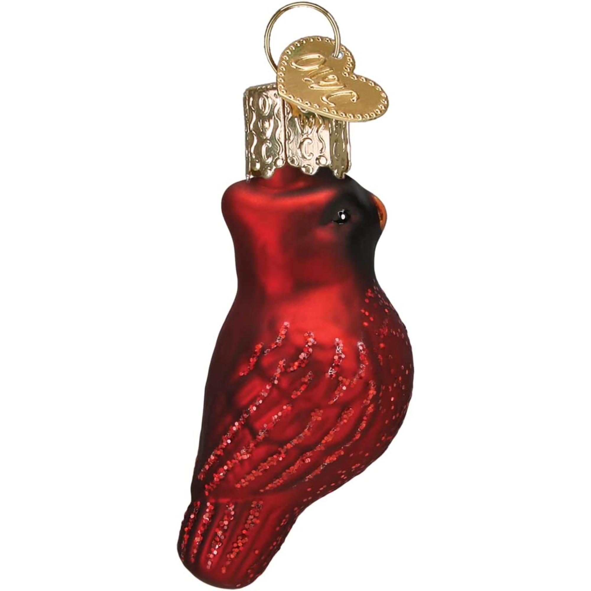 Old World Christmas Blown Glass Mini Ornament for Christmas Tree, Cardinal