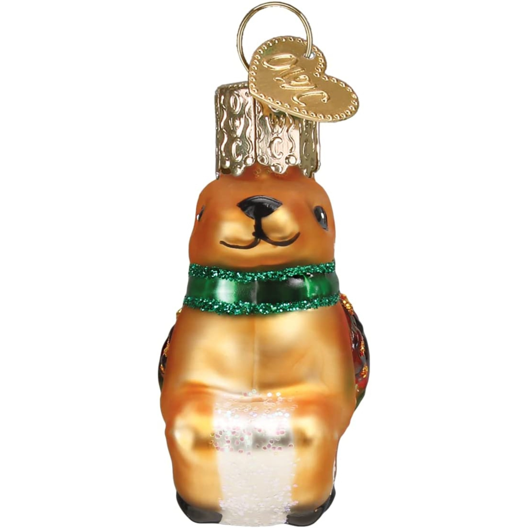 Old World Christmas Blown Glass Mini Ornament for Christmas Tree, Reindeer