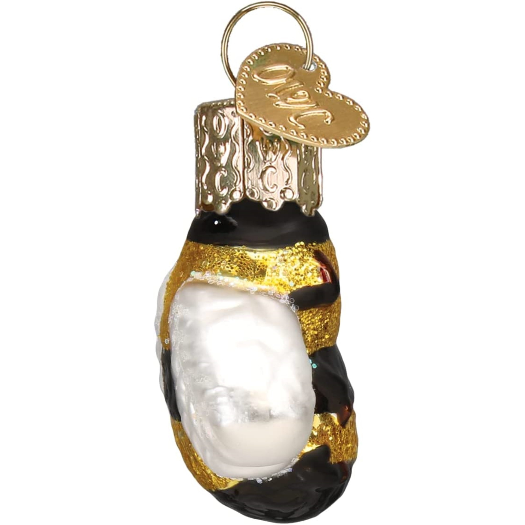 Old World Christmas Mini Glass Blown Ornament for Christmas Tree, Honey Bee