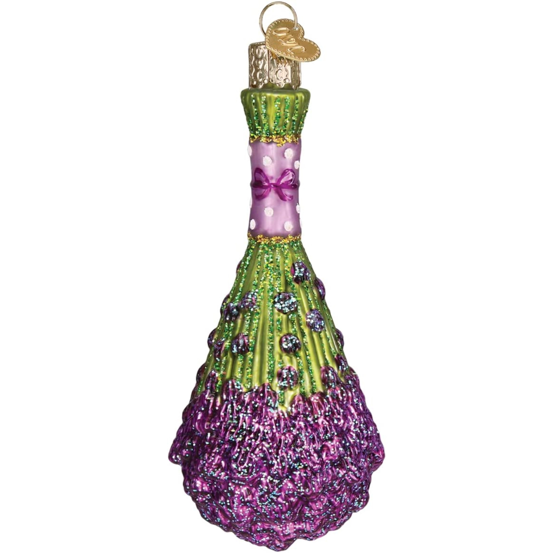 Old World Christmas Glass Blown Ornament, Bunch of Lavender, 4.5" (With OWC Gift Box) Old World Christmas Glass Blown Ornament, Bunch of Lavender, 4.5" (With OWC Gift Box)