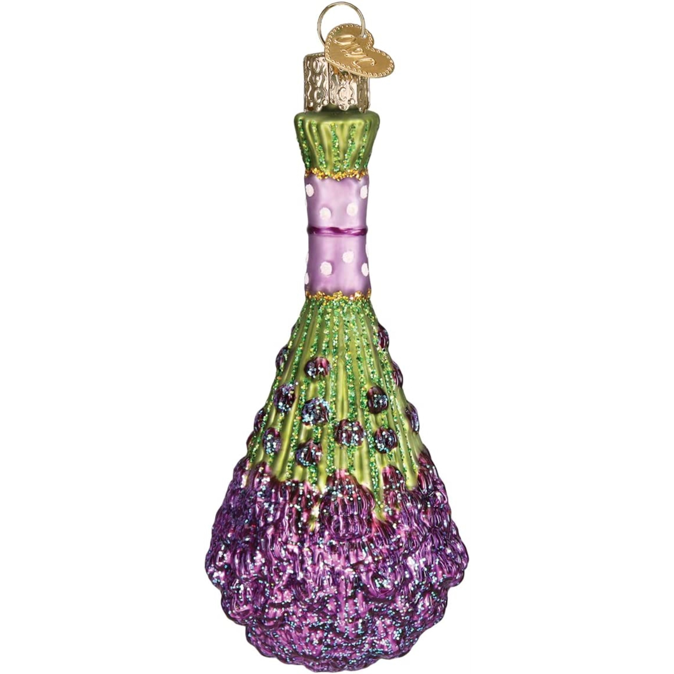 Old World Christmas Glass Blown Ornament, Bunch of Lavender, 4.5" (With OWC Gift Box) Old World Christmas Glass Blown Ornament, Bunch of Lavender, 4.5" (With OWC Gift Box)