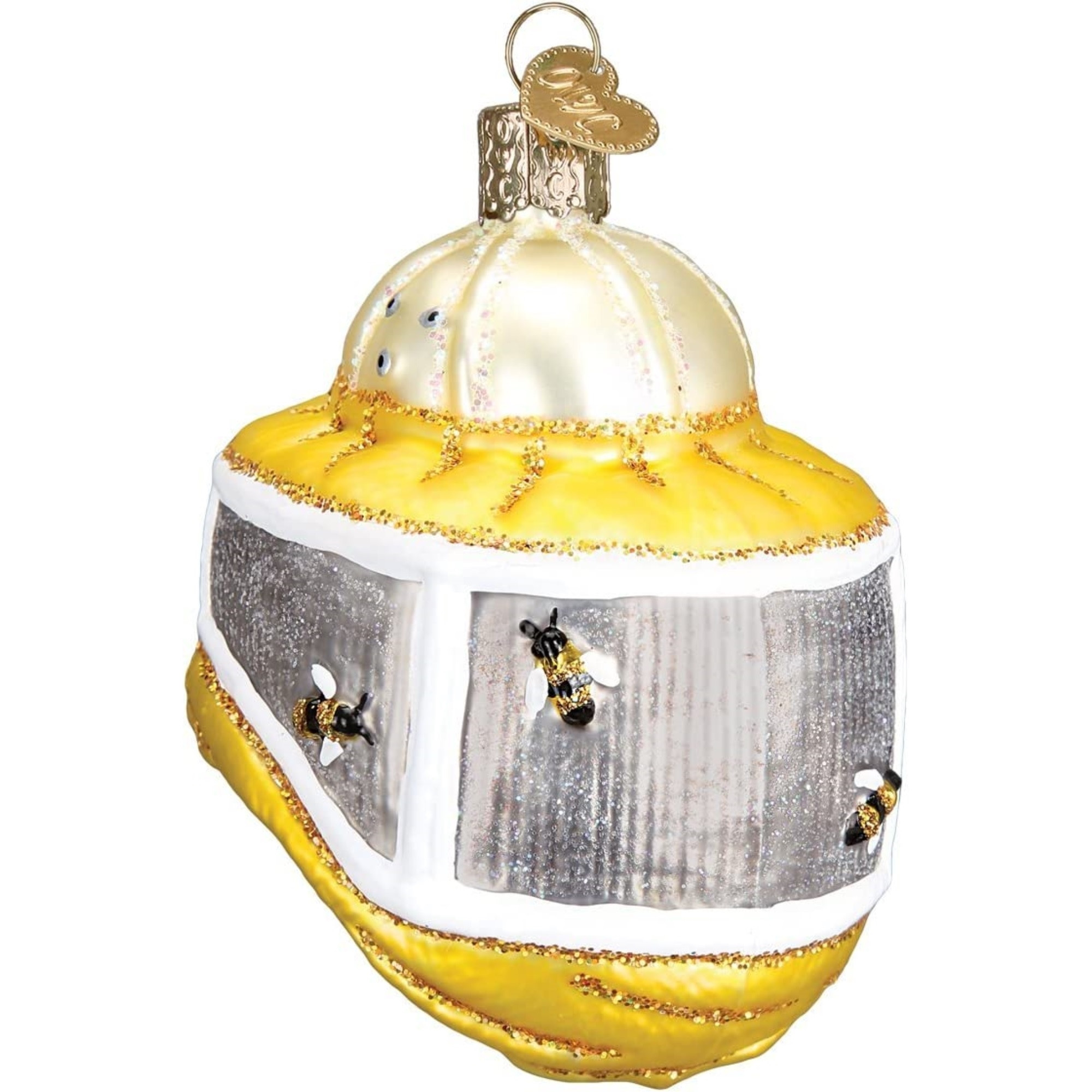 Old World Christmas Glass Blown Ornament for Christmas Tree, Beekeeper Hood