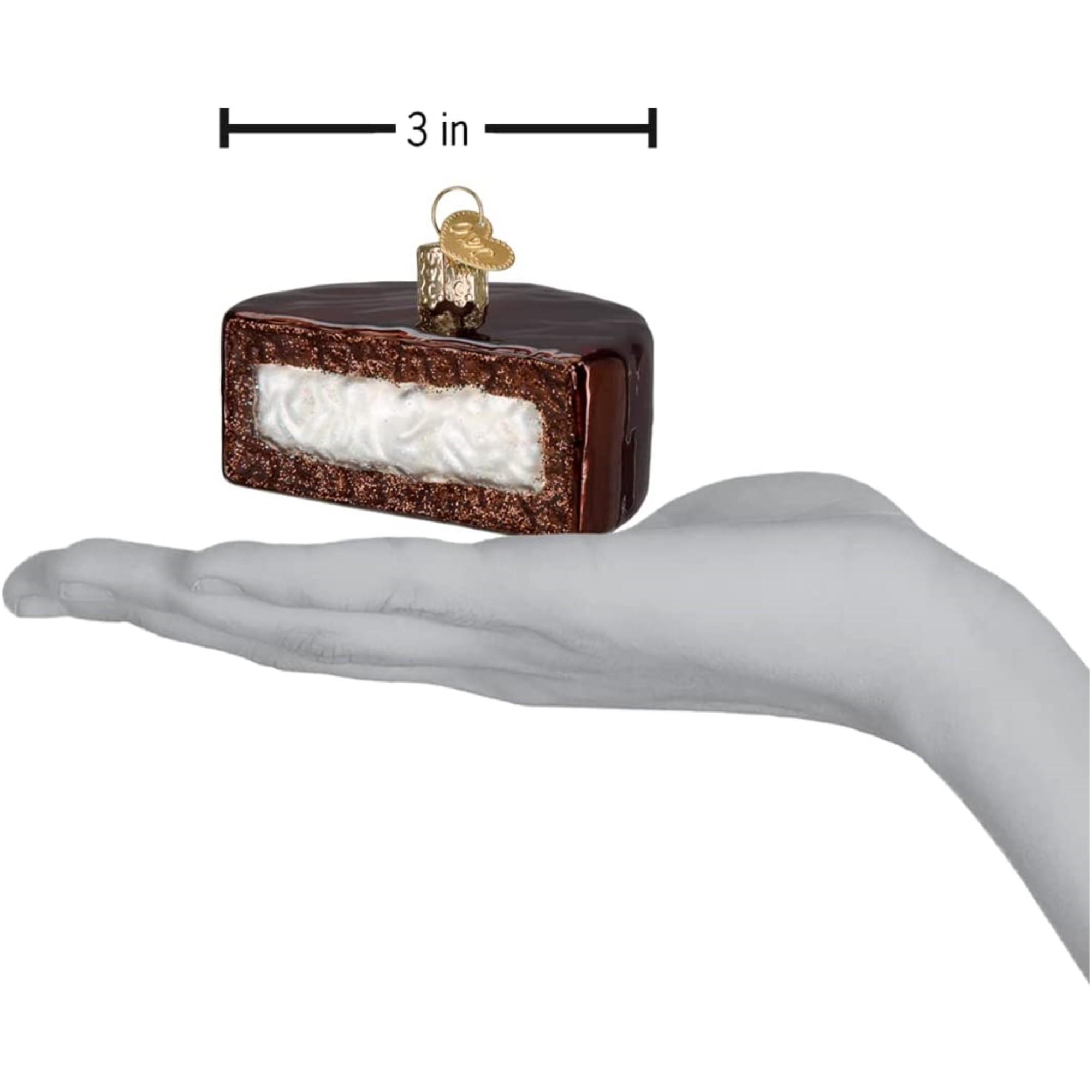 Old World Christmas Glass Blown Ornament for Christmas Tree, Hostess Ding Dong Treat