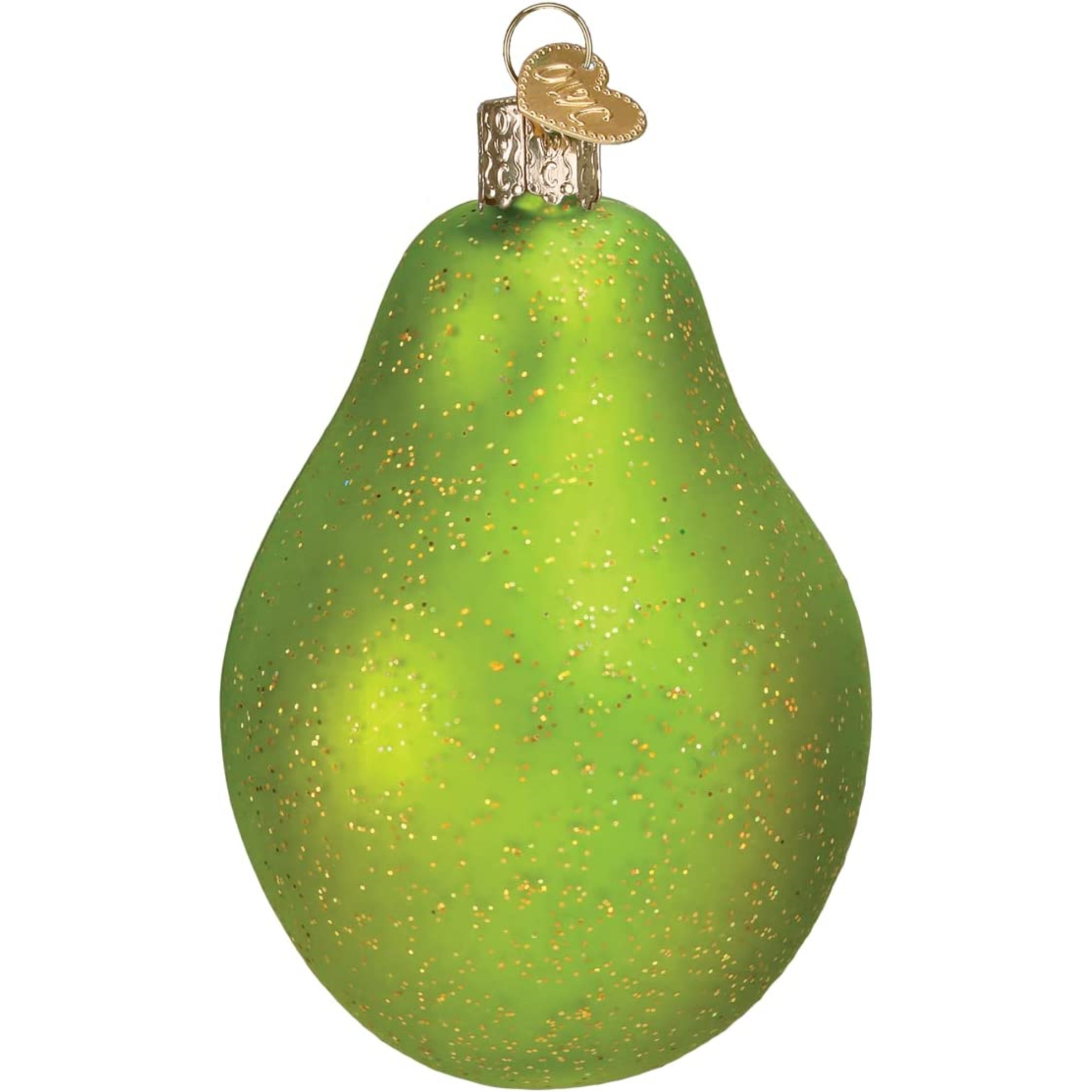 Old World Christmas Glass Blown Ornament, Papaya, 3.5" (With OWC Gift Box)