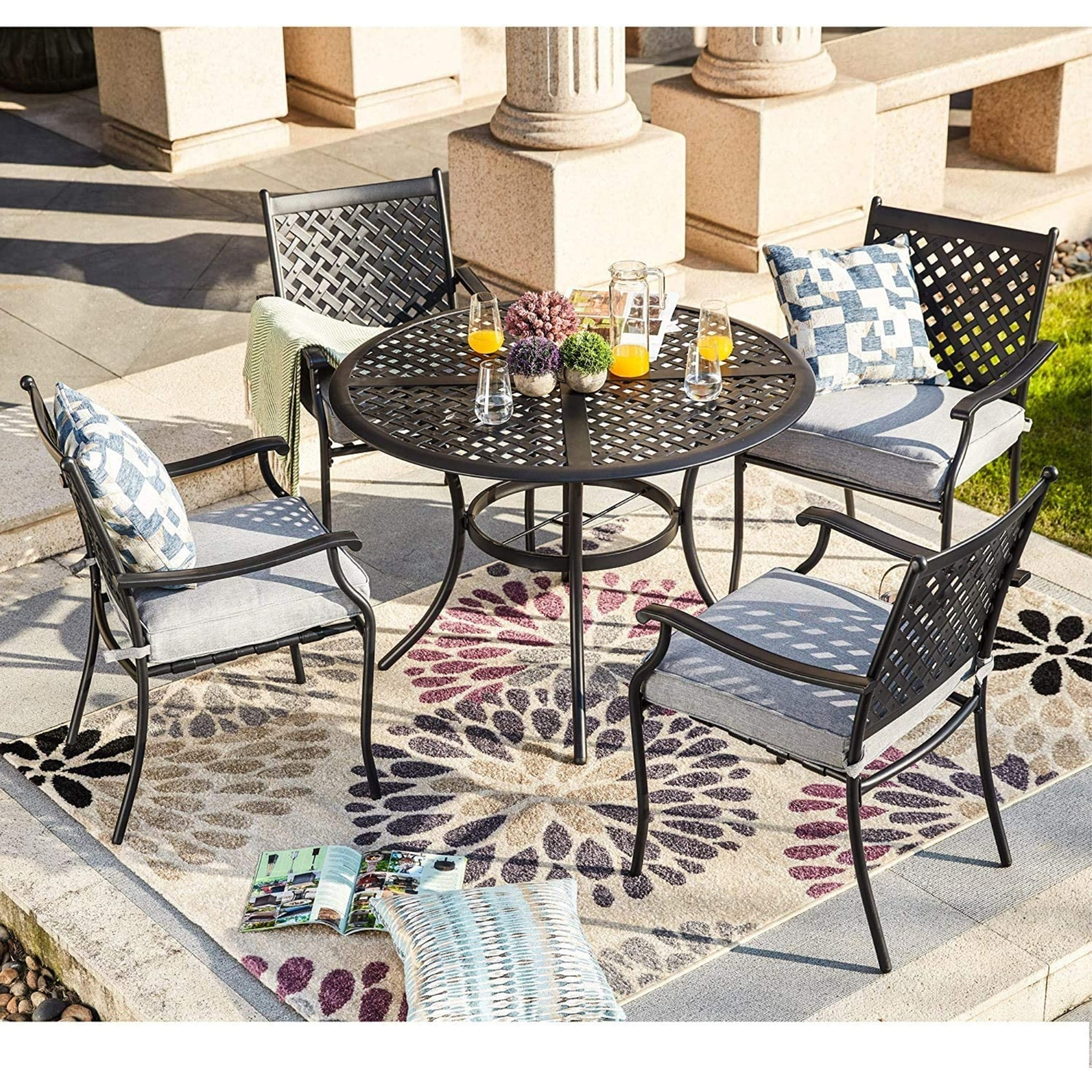 small 4 chair patio set