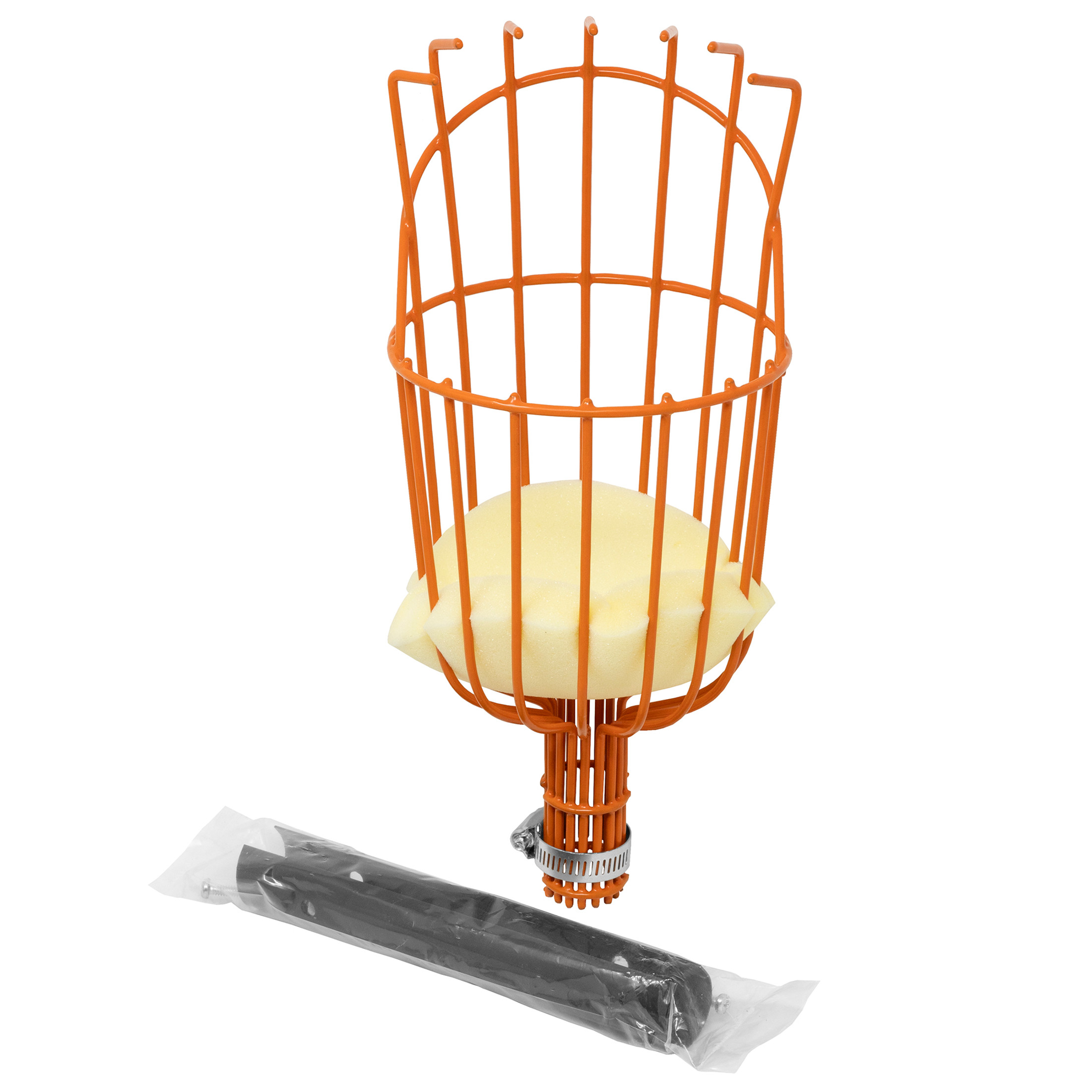 Flexrake Metal Hanging Fruit Harvesting Basket For Apples, Oranges, Pears