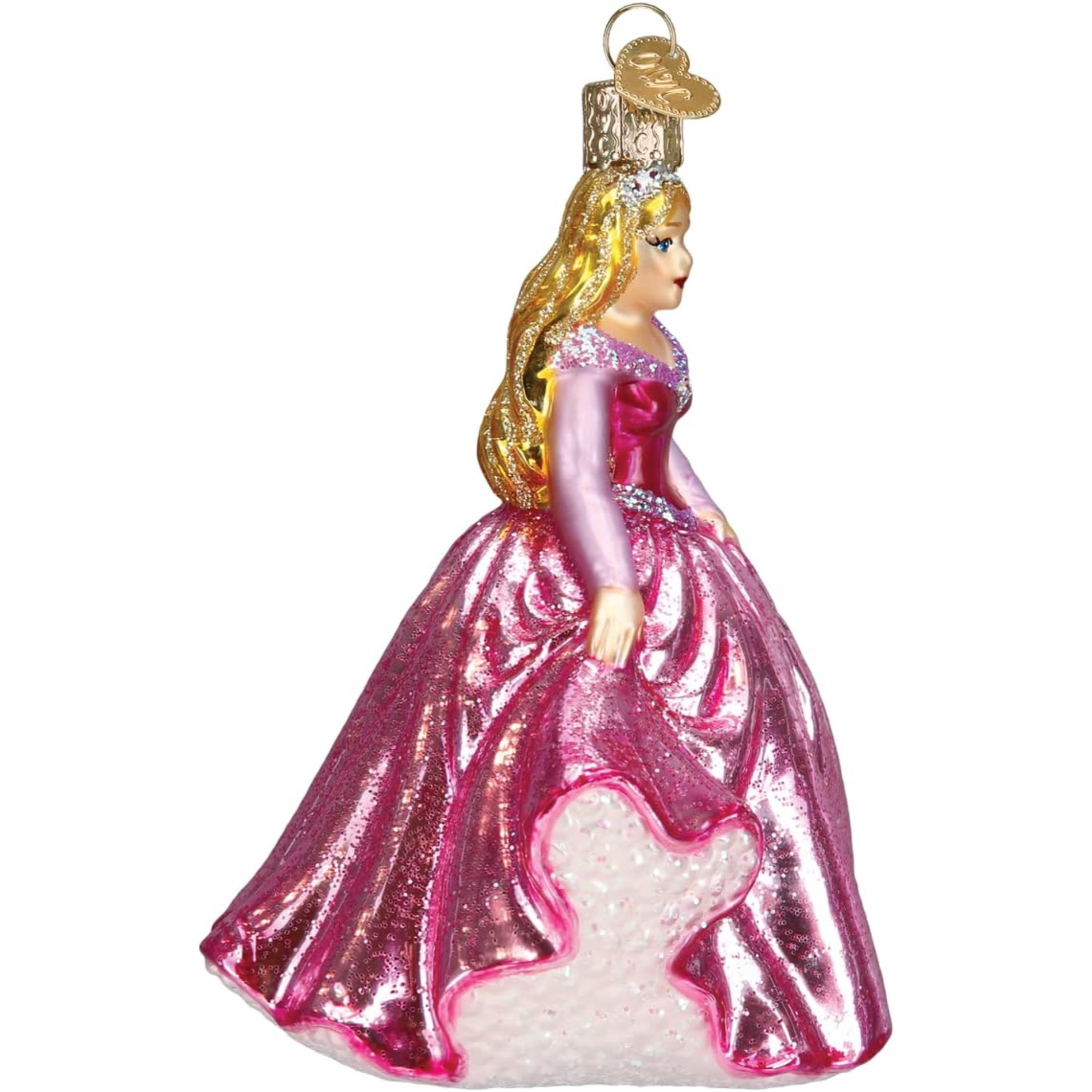 Old World Christmas Glass Blown Ornament for Christmas Tree, Princess