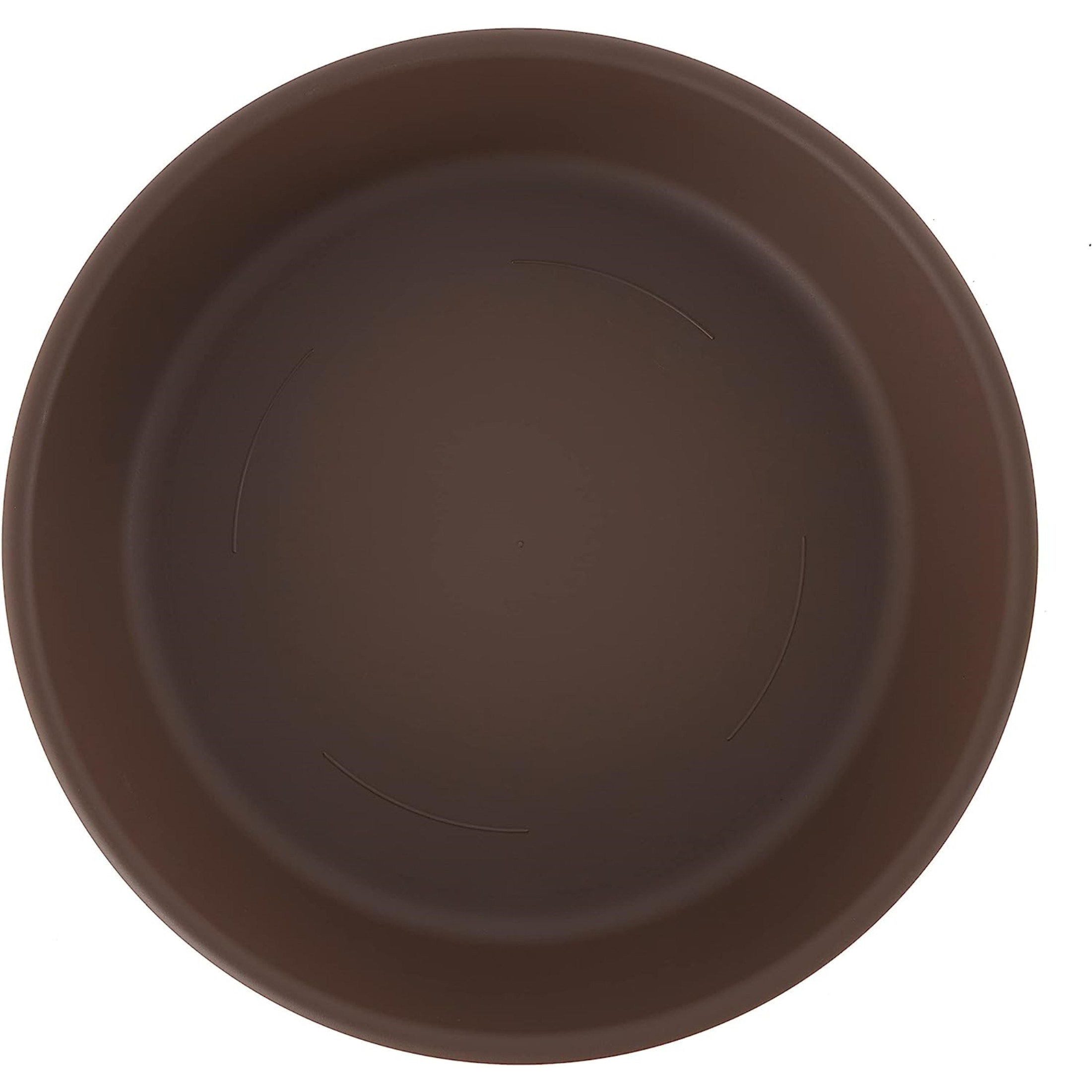 Akro Mils Deep Saucer for Classic Pot Plastic, Chocolate, 21"