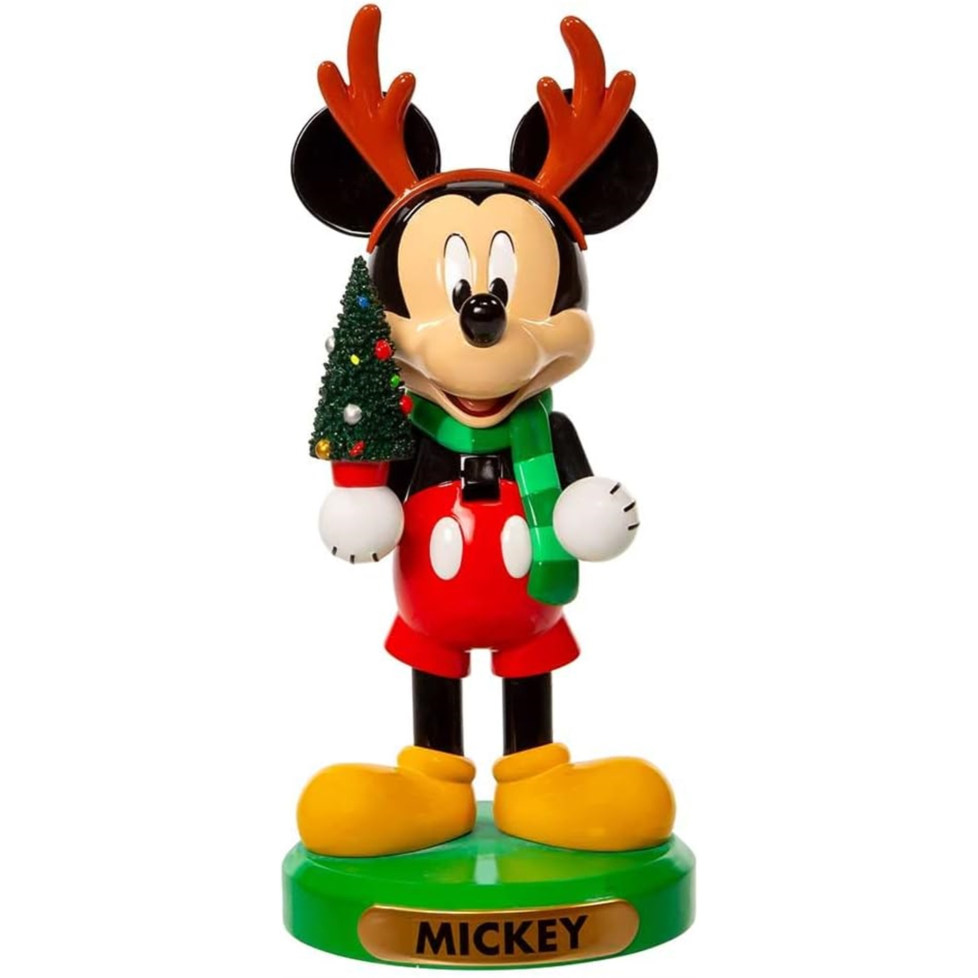 Disney Kurt Adler Mickey Mouse with Tree Nutcracker