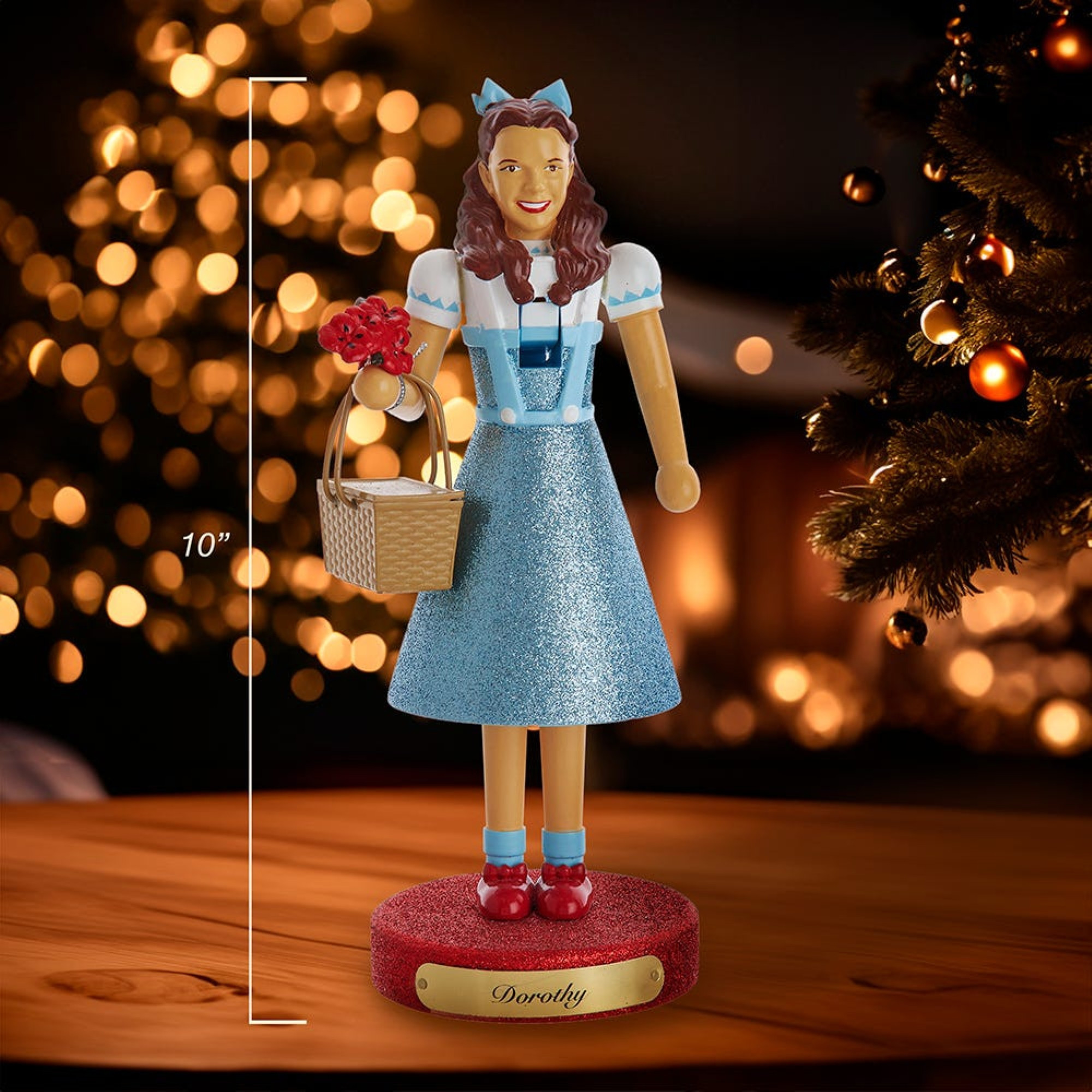 Kurt Adler Officially Licensed Wizard of Oz Dorothy Nutcracker, 10"