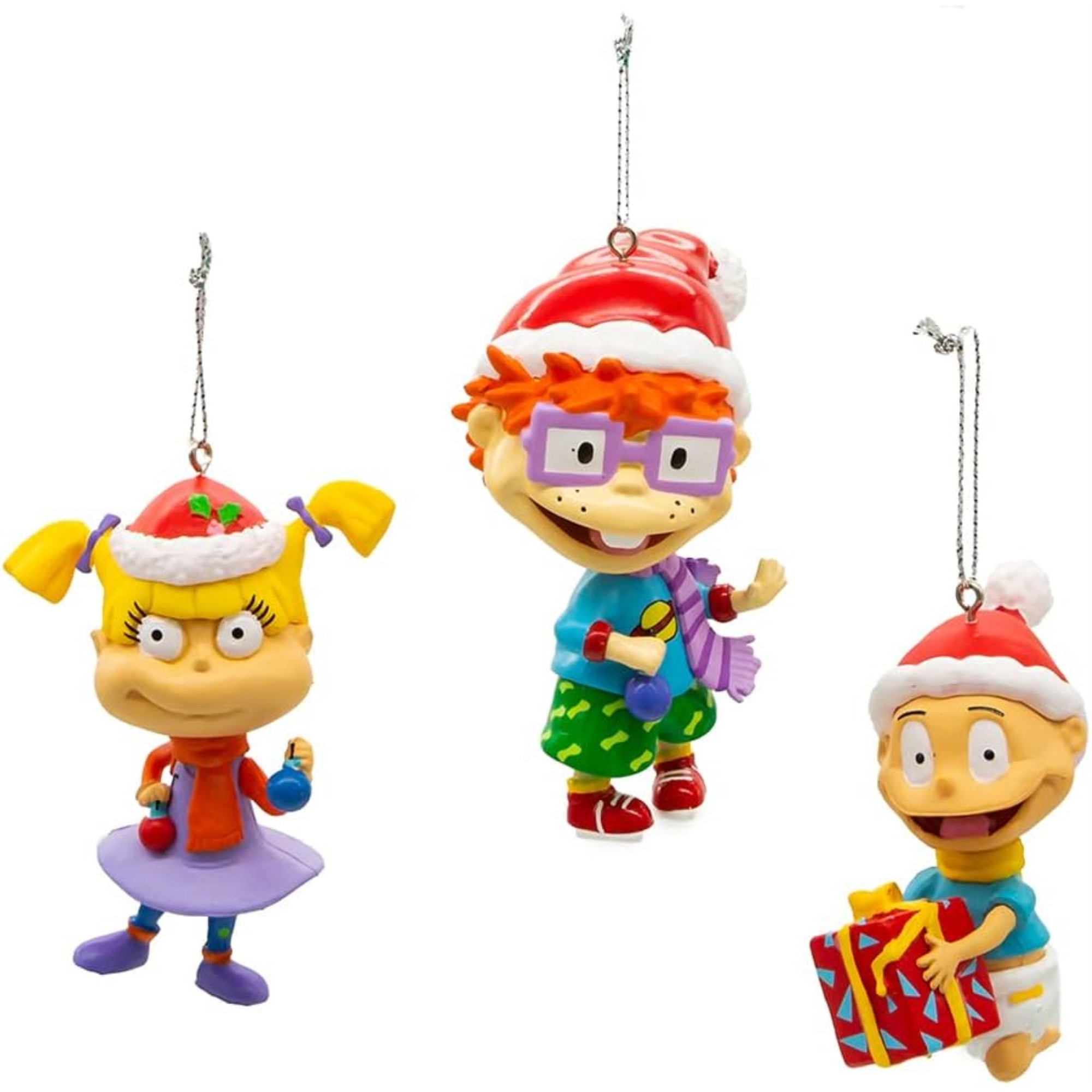 Kurt Adler Rugrats Blow Mold 3-Piece Ornament Set, Multicolor, 3.5