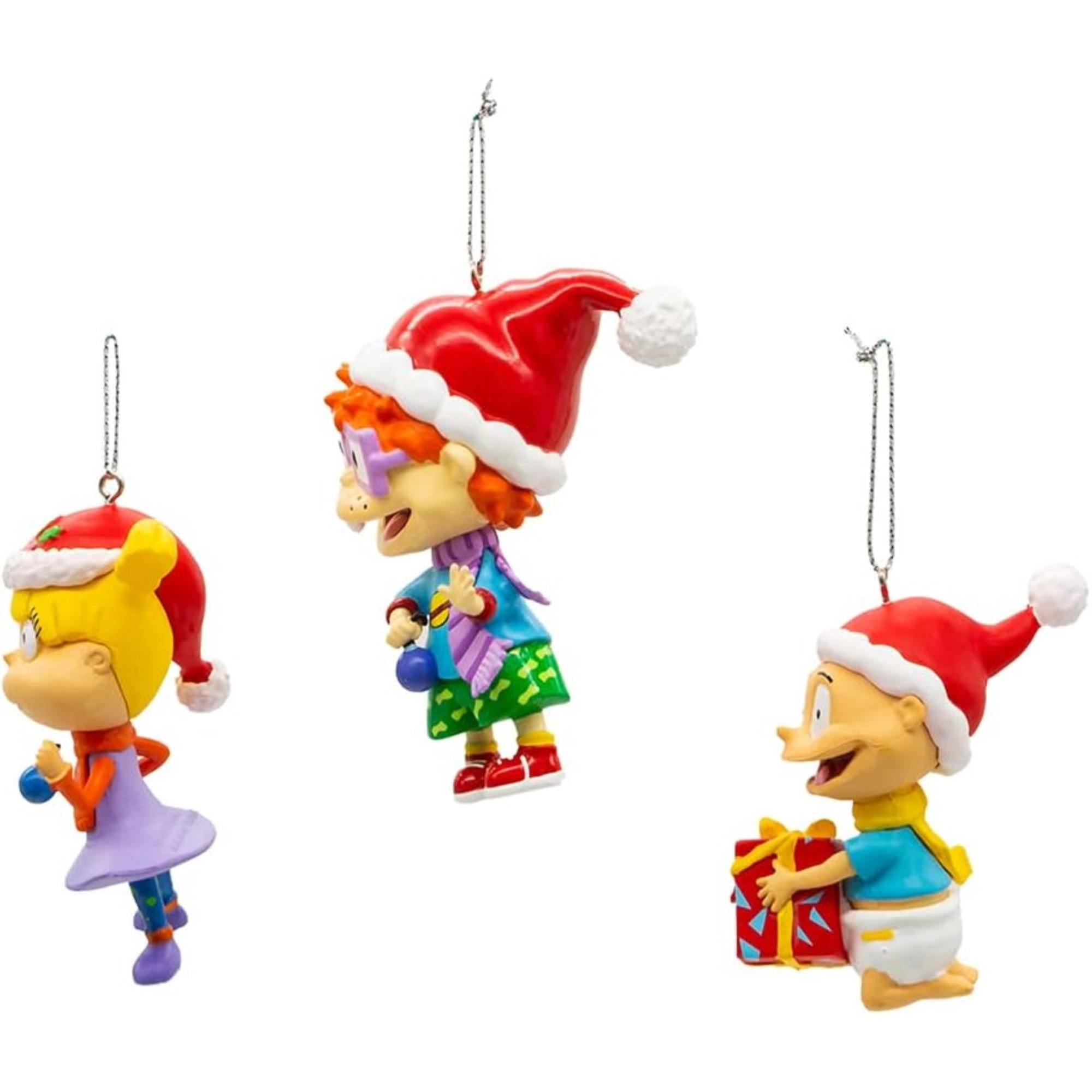 Kurt Adler Rugrats Blow Mold 3-Piece Ornament Set, Multicolor, 3.5