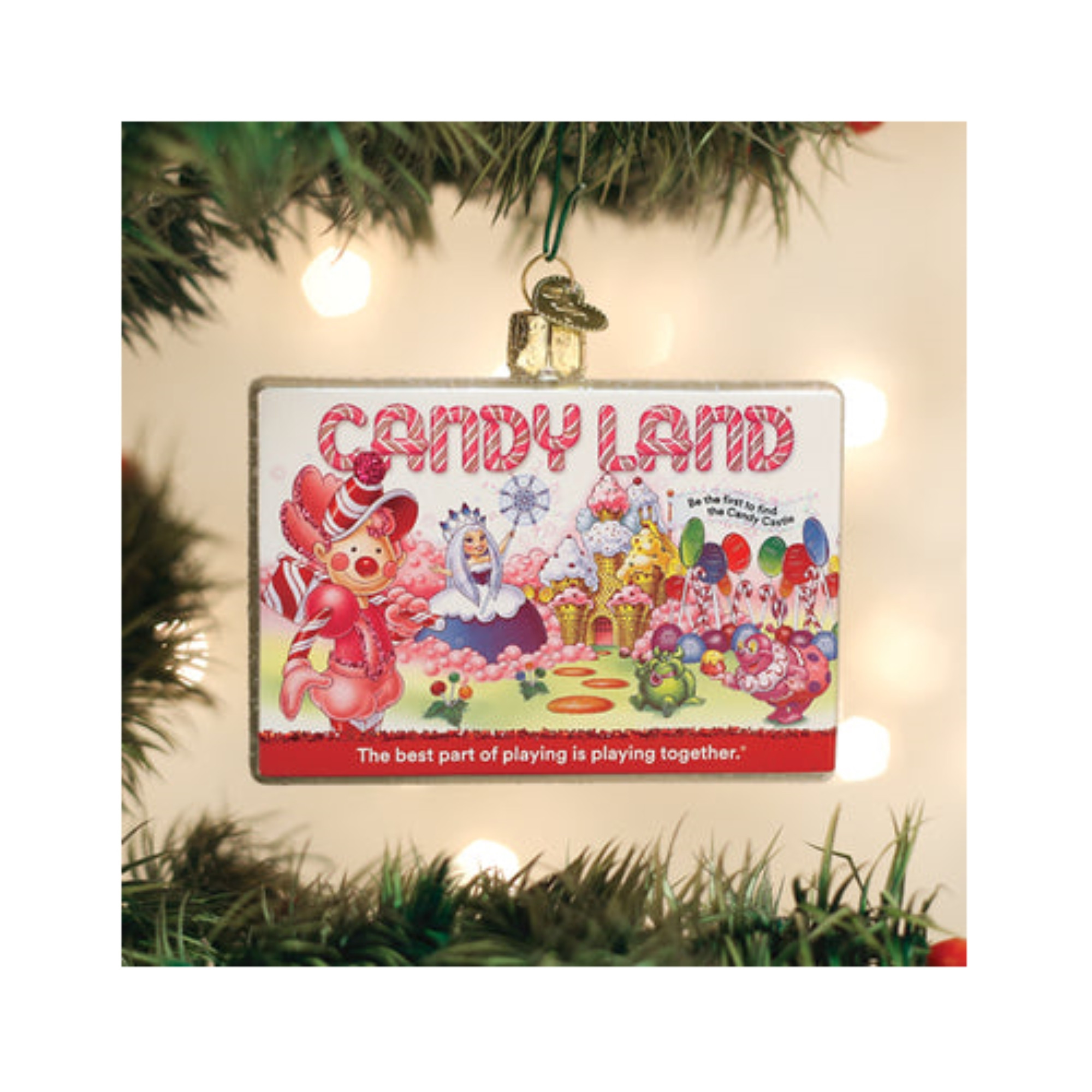 Old World Christmas Blown Glass Ornament for Christmas Tree, Candyland