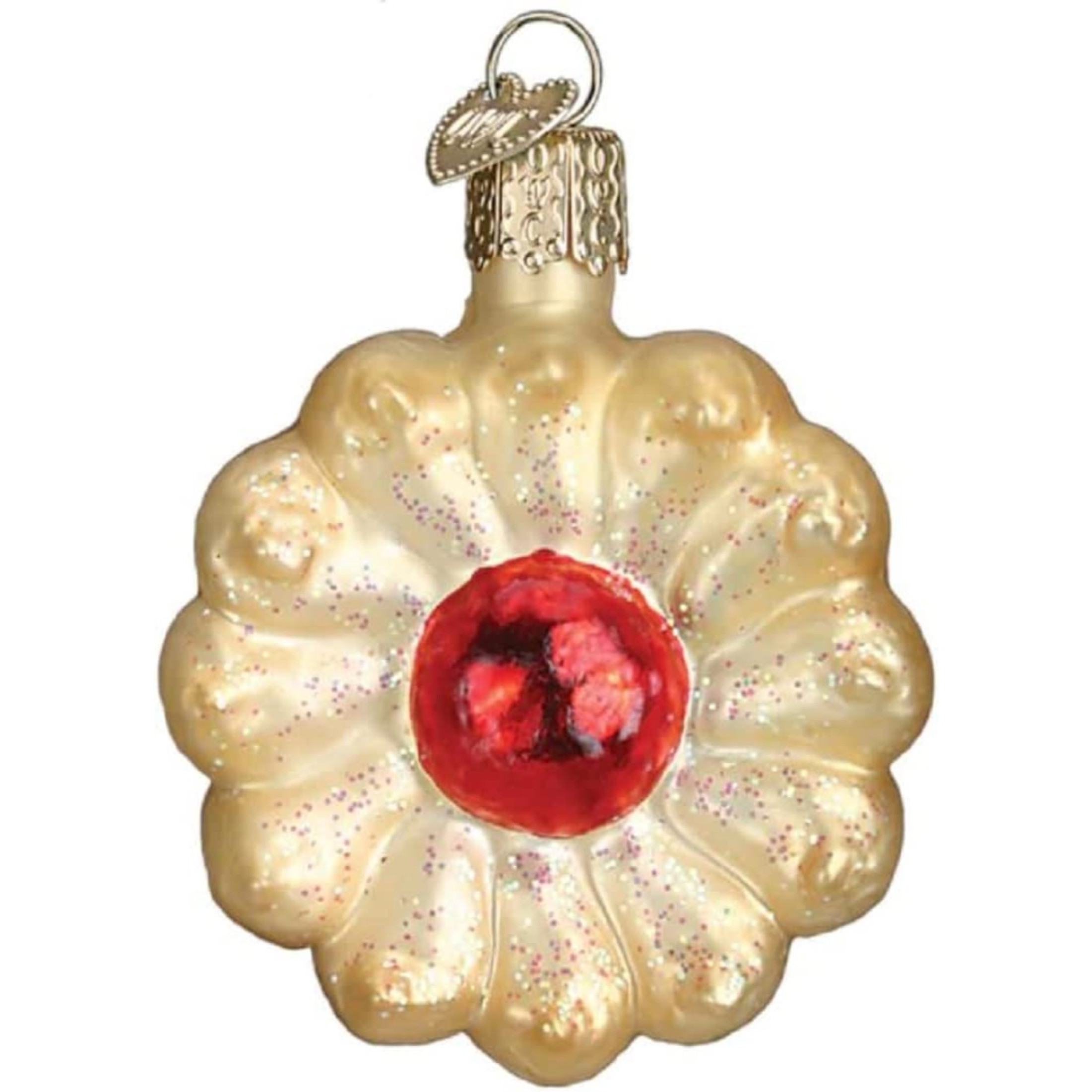 Old World Christmas Glass Blown Christmas Ornament, Spritz Cookie (With OWC Gift Box)