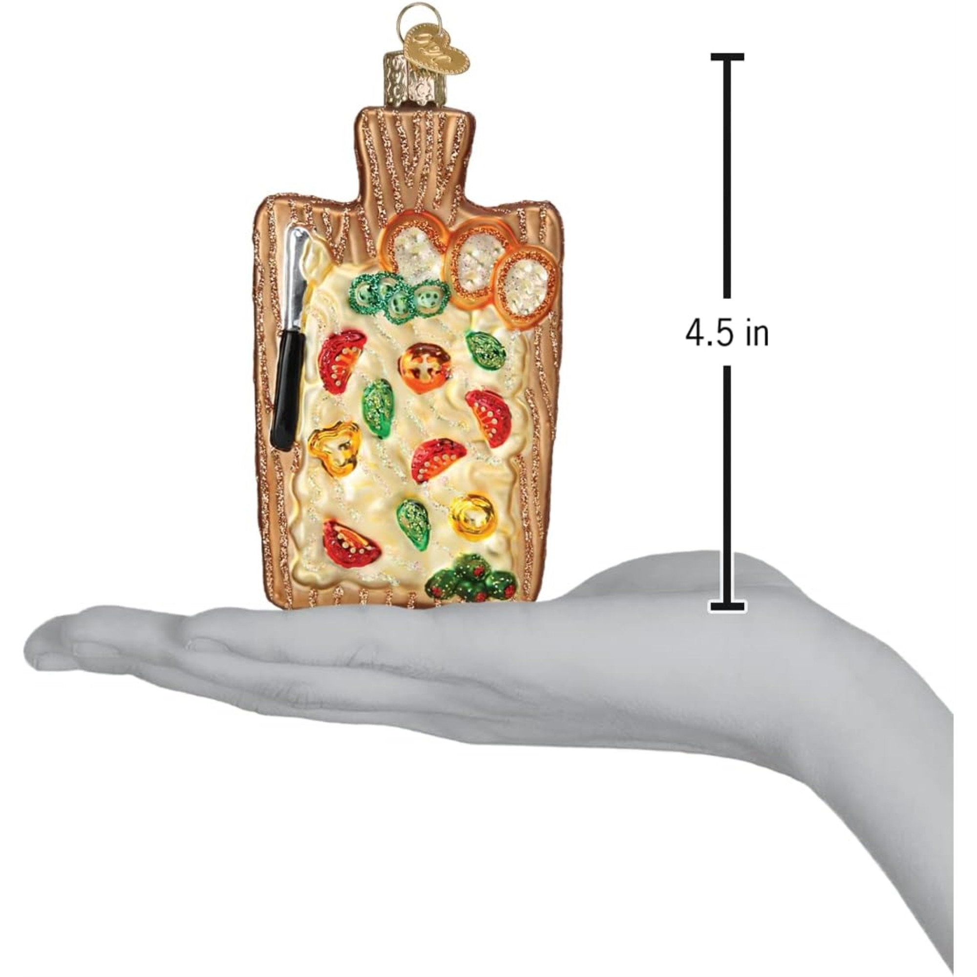 Old World Christmas Blown Glass Ornament for Christmas Tree, Butter Board