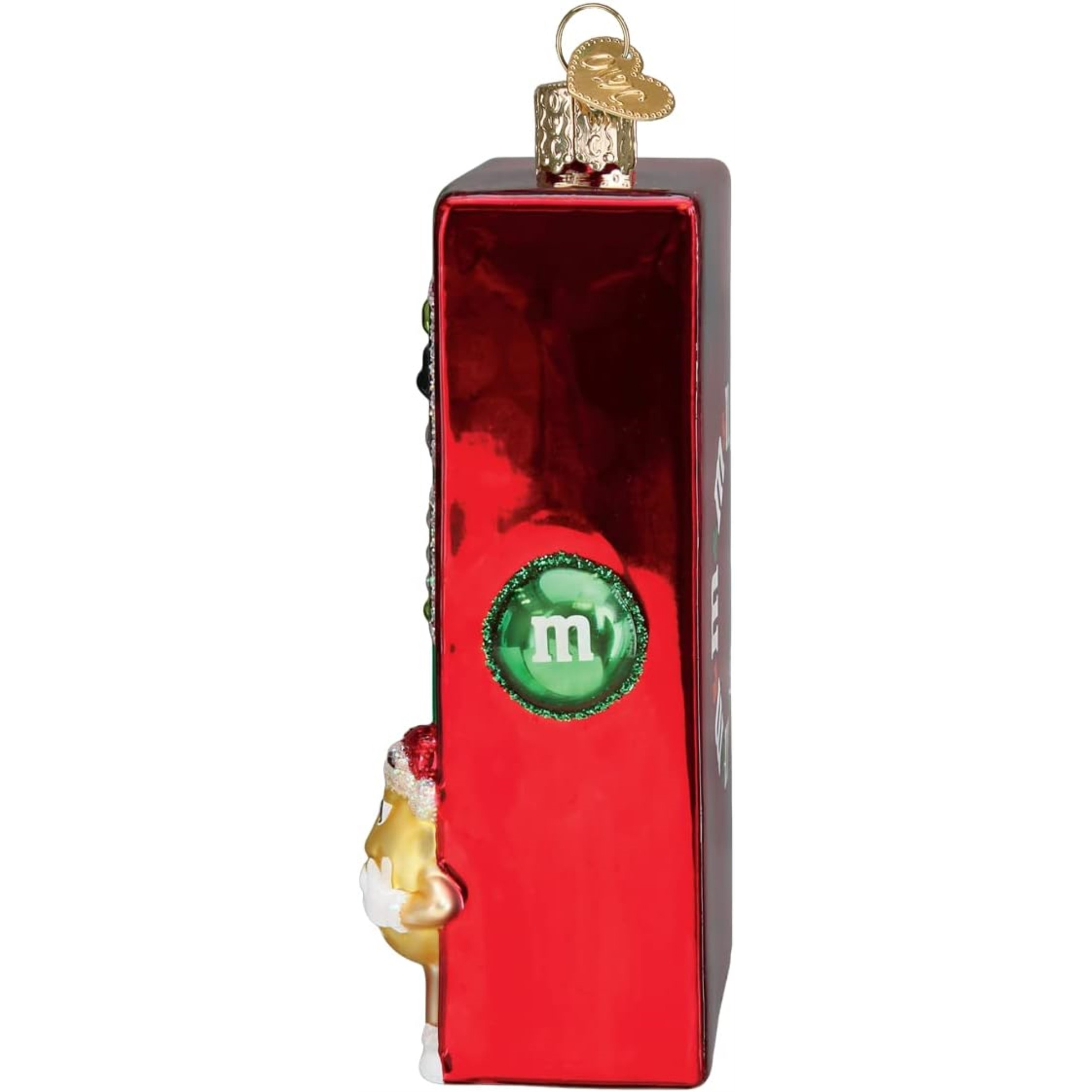 Old World Christmas Glass Blown Holiday Ornament, M&M'S Vending Machine (With OWC Gift Box)