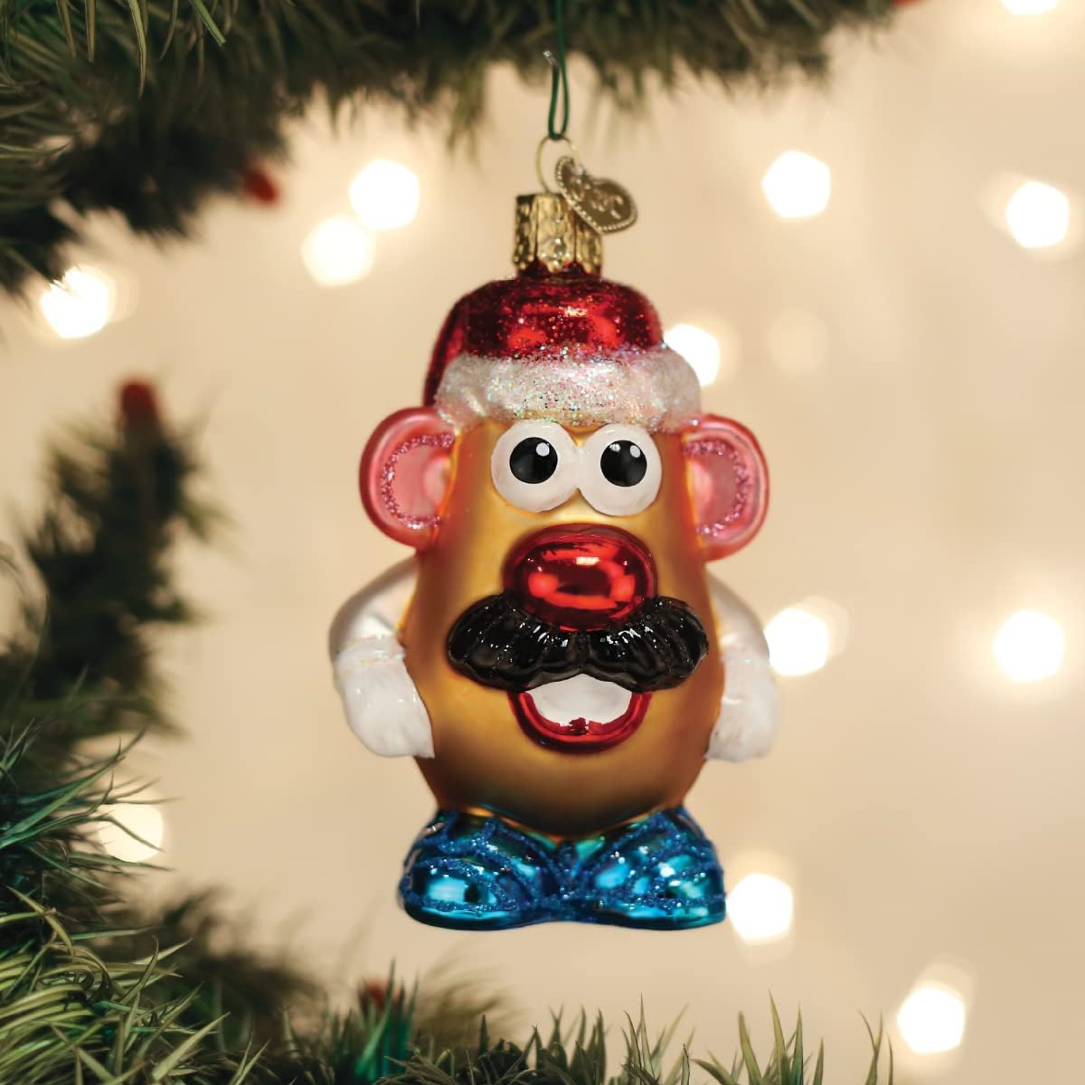 Old World Christmas Glass Blown Holiday Ornament, Mr. Potato Head (With OWC Gift Box)