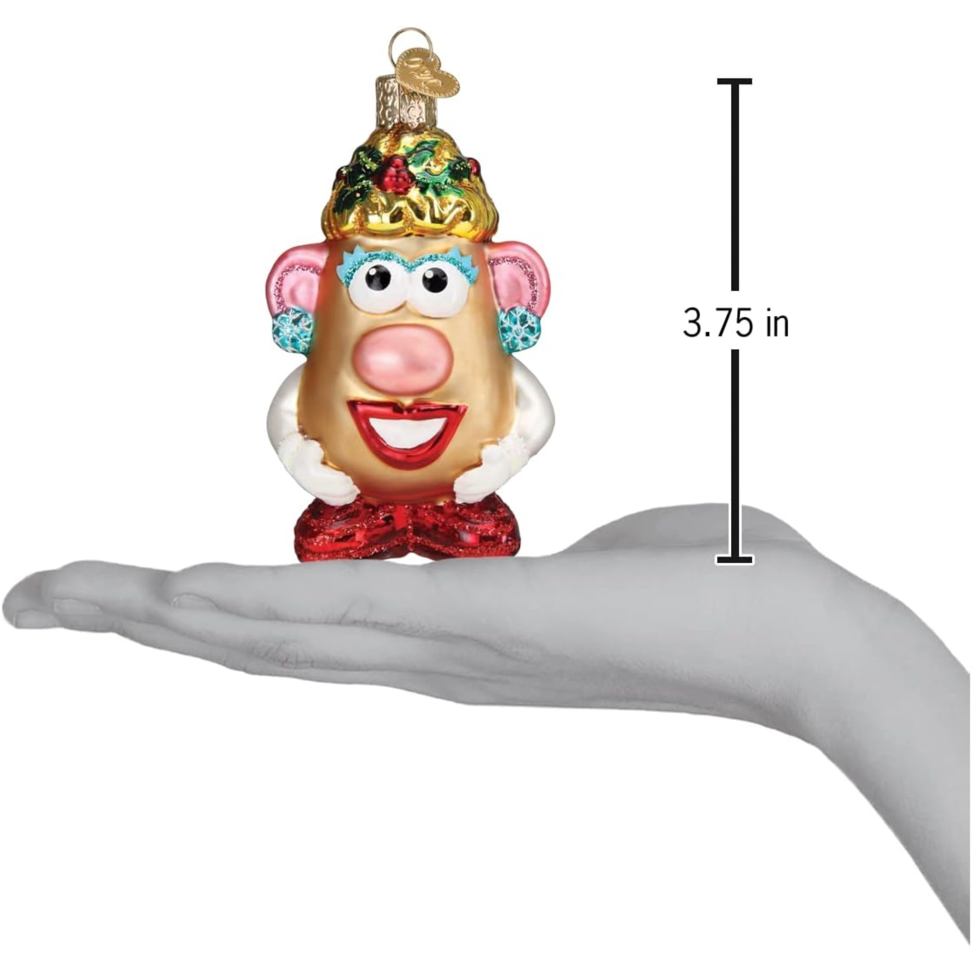 Old World Christmas Blown Glass Ornament for Christmas Tree, Mrs. Potato Head