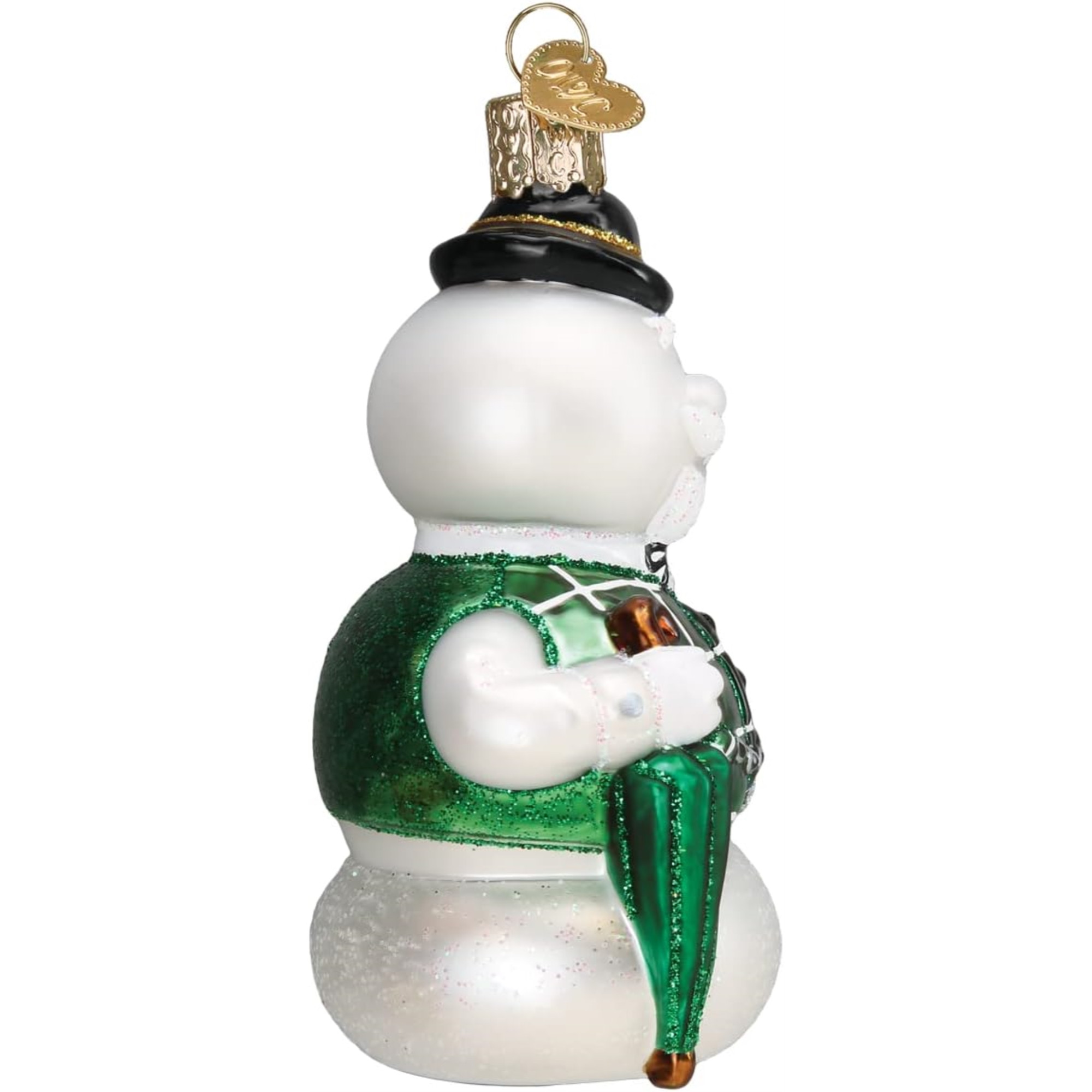 Old World Christmas Glass Blown Ornament for Christmas Tree, Sam The Snowman