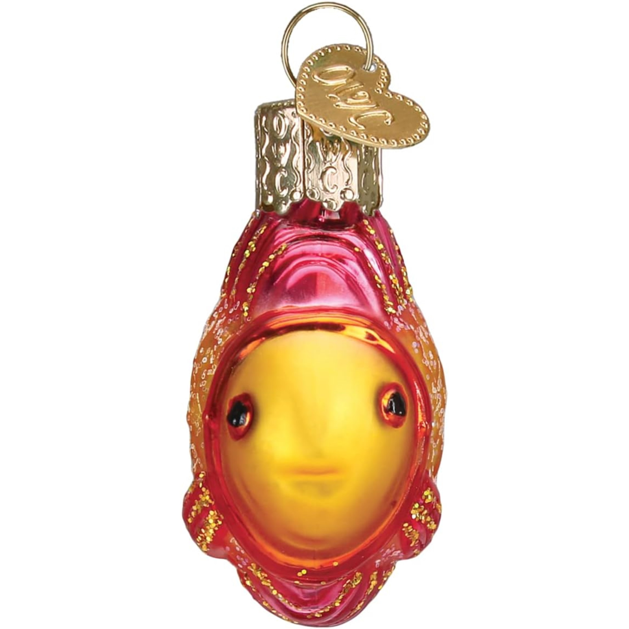 Old World Christmas Mini Glass Blown Ornament for Christmas Tree, Tropical Fish (With OWC Gift Box)