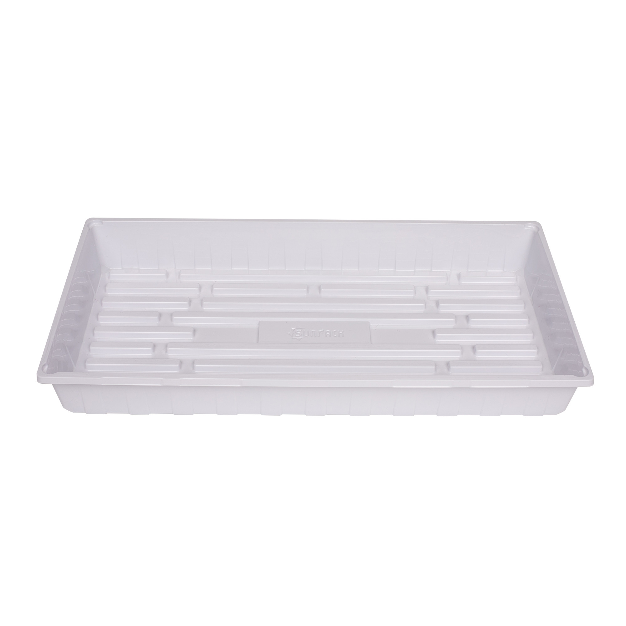 SUNPACK 10” x 20” Indoor Gardening Extra Strength Plastic Seeding Tray for Greenhouses