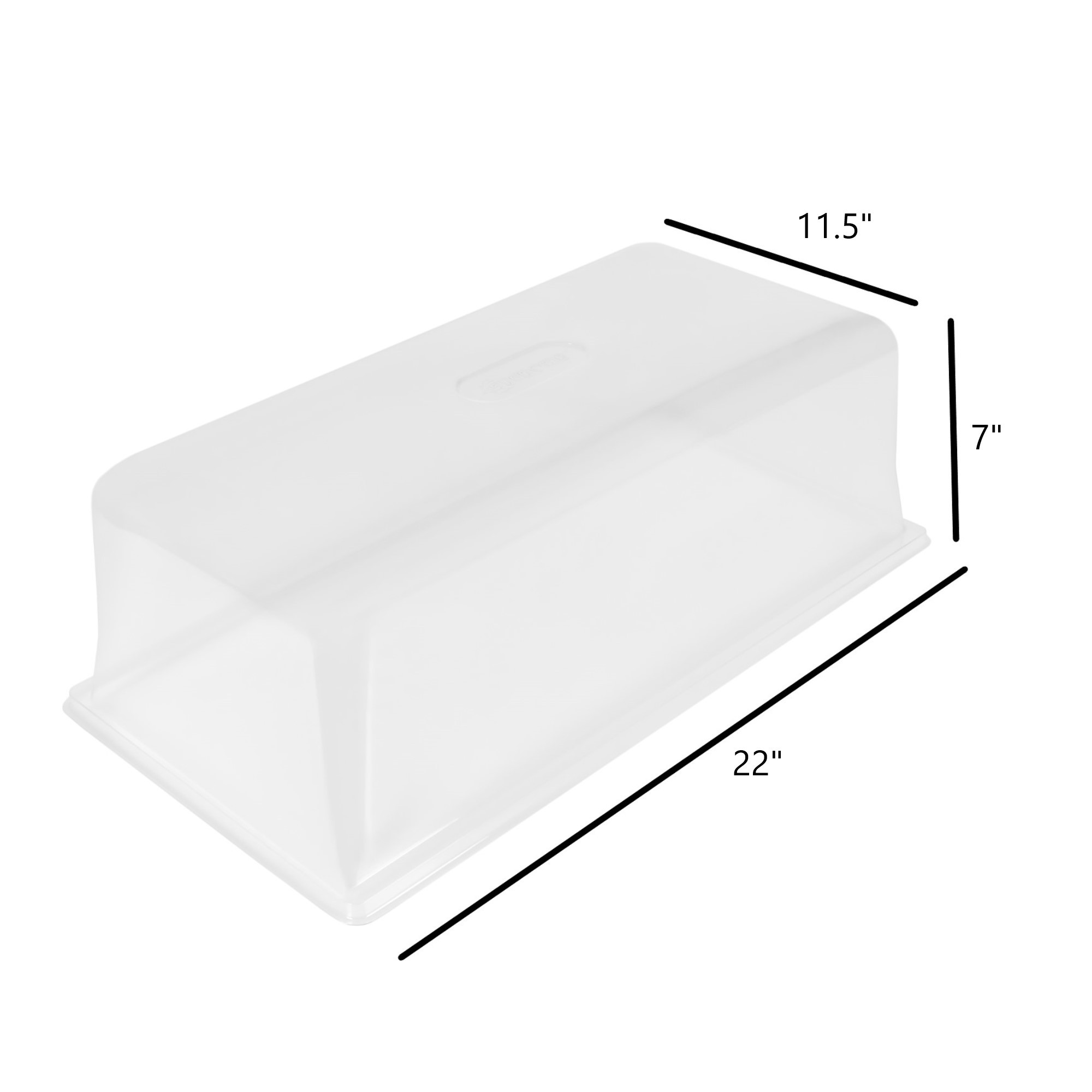 SUNPACK Sundome Plastic Humidity Dome, Clear, 7"