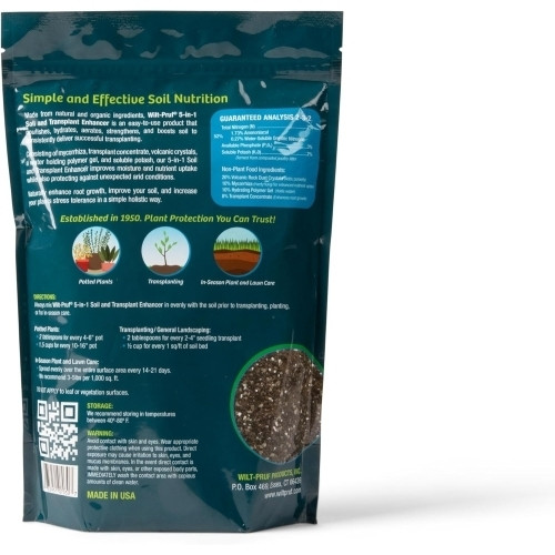 Wilt-Pruf 5-in-1 Soil Enhancer — Strengthens Roots, Reduces Stress, Boosts Moisture, 2lb