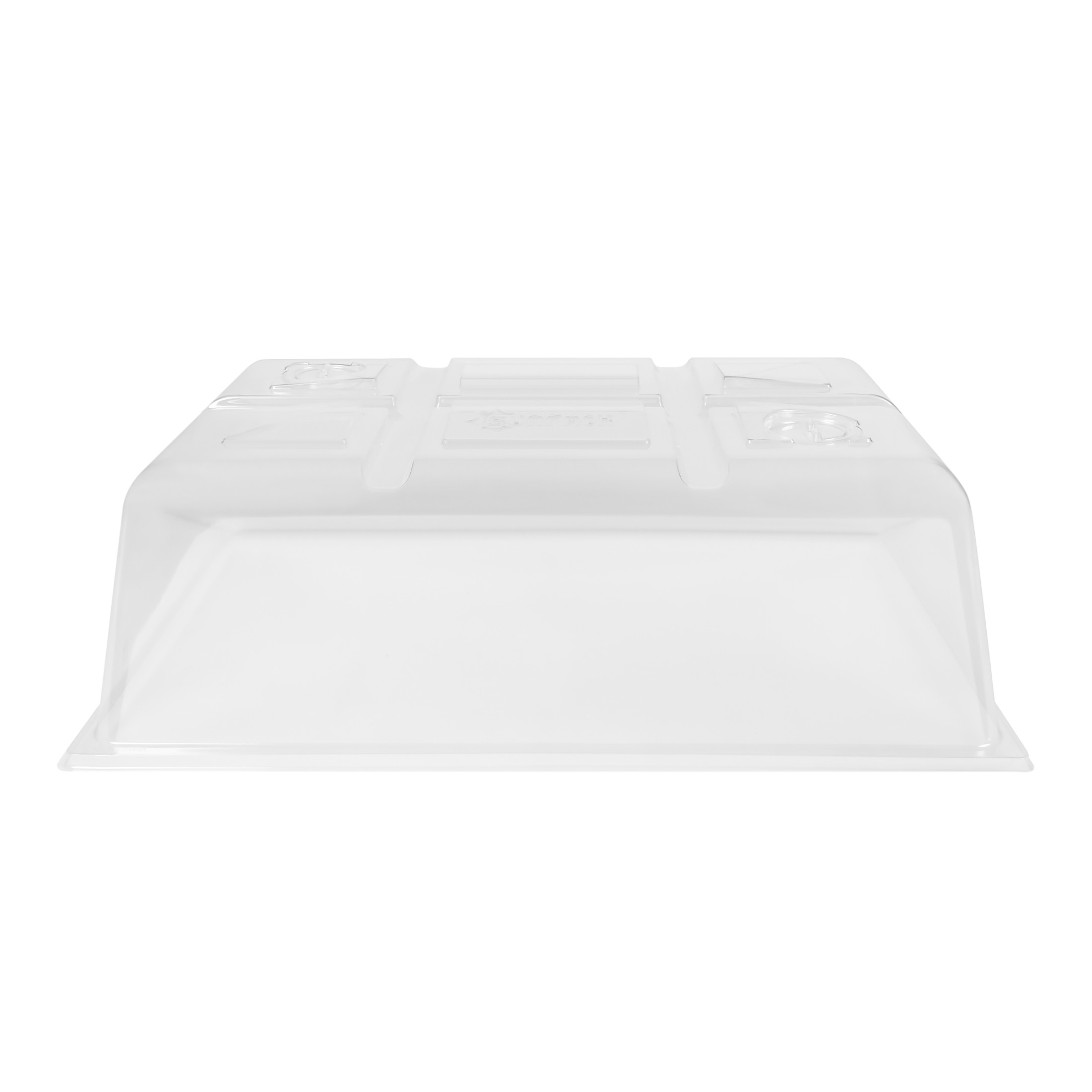 SUNDOME BPA Free Plastic Light Track Mega Humidity Dome with Vents, For Indoor Growing, Seeding in Greenhouse, Clear, 7" (Pack of 1)